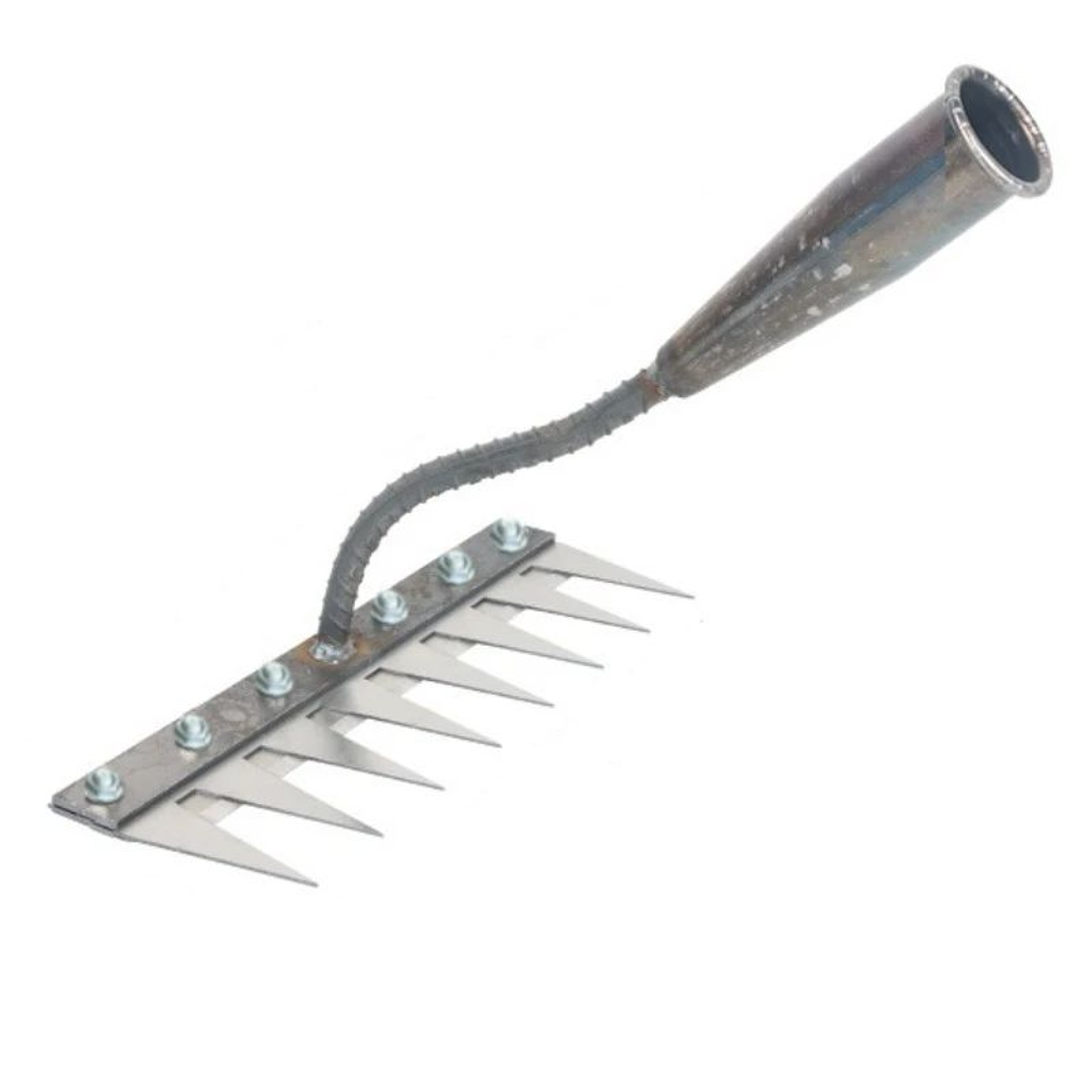5678 Teeth Carbon Steel Garden Weeding Rake For Soil Loosening And Cultivating 9