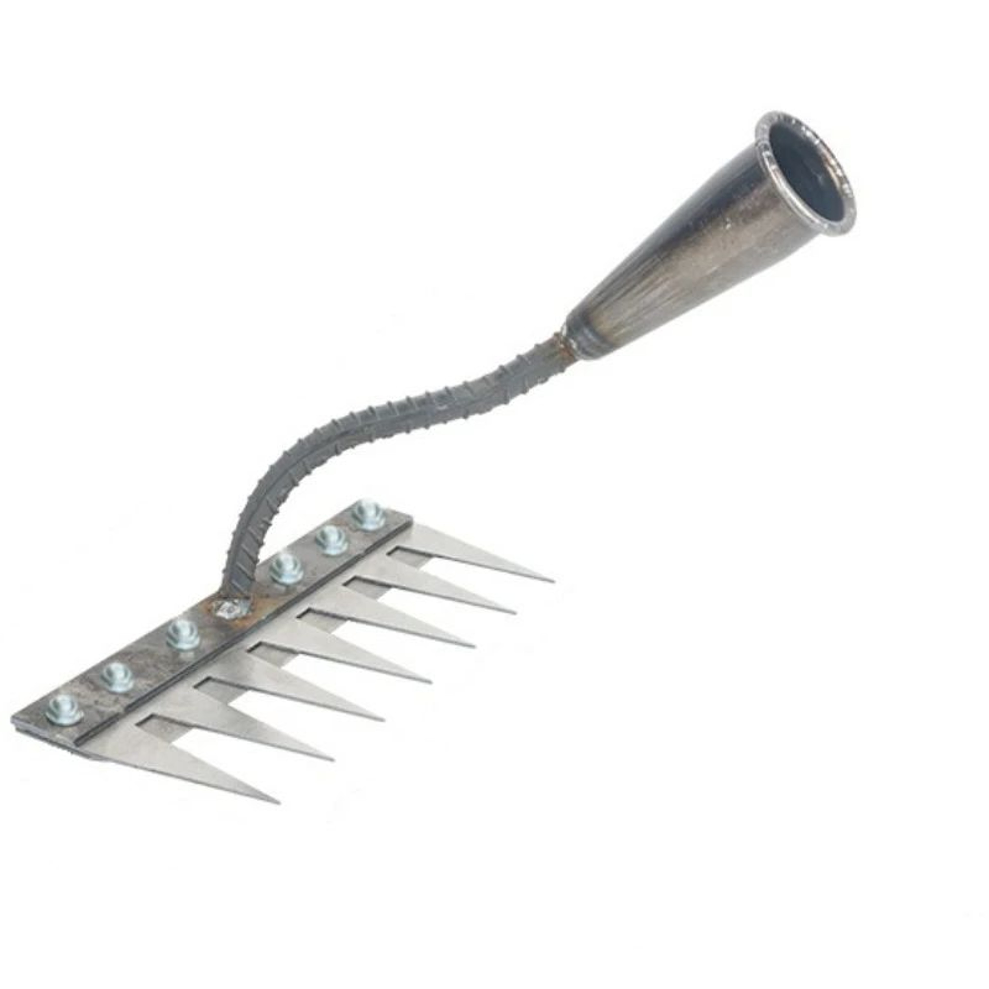 5678 Teeth Carbon Steel Garden Weeding Rake For Soil Loosening And Cultivating 7