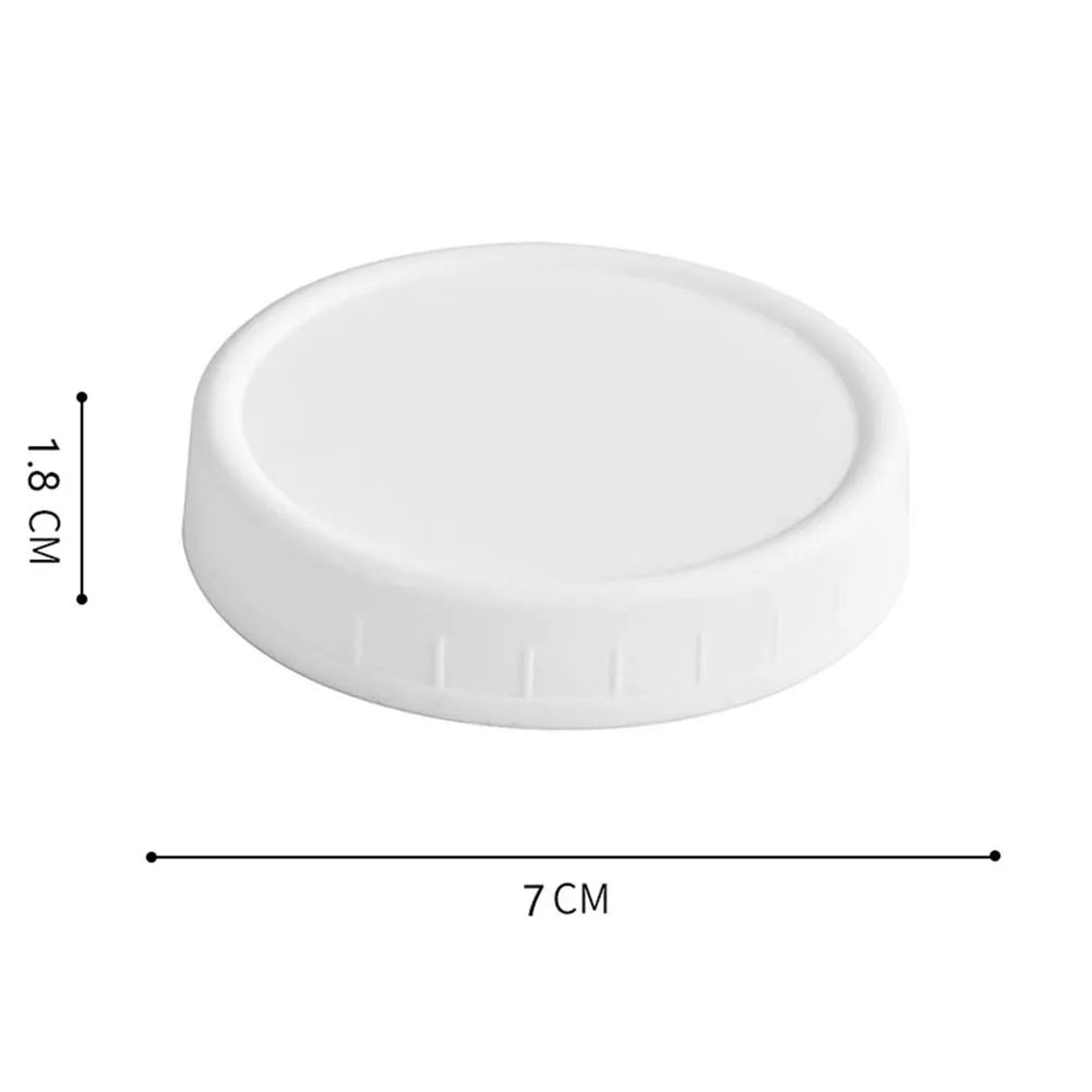 12PCS Reusable LeakProof Mason Jar Lids With Silicone Seals 70mm Or 86mm 1