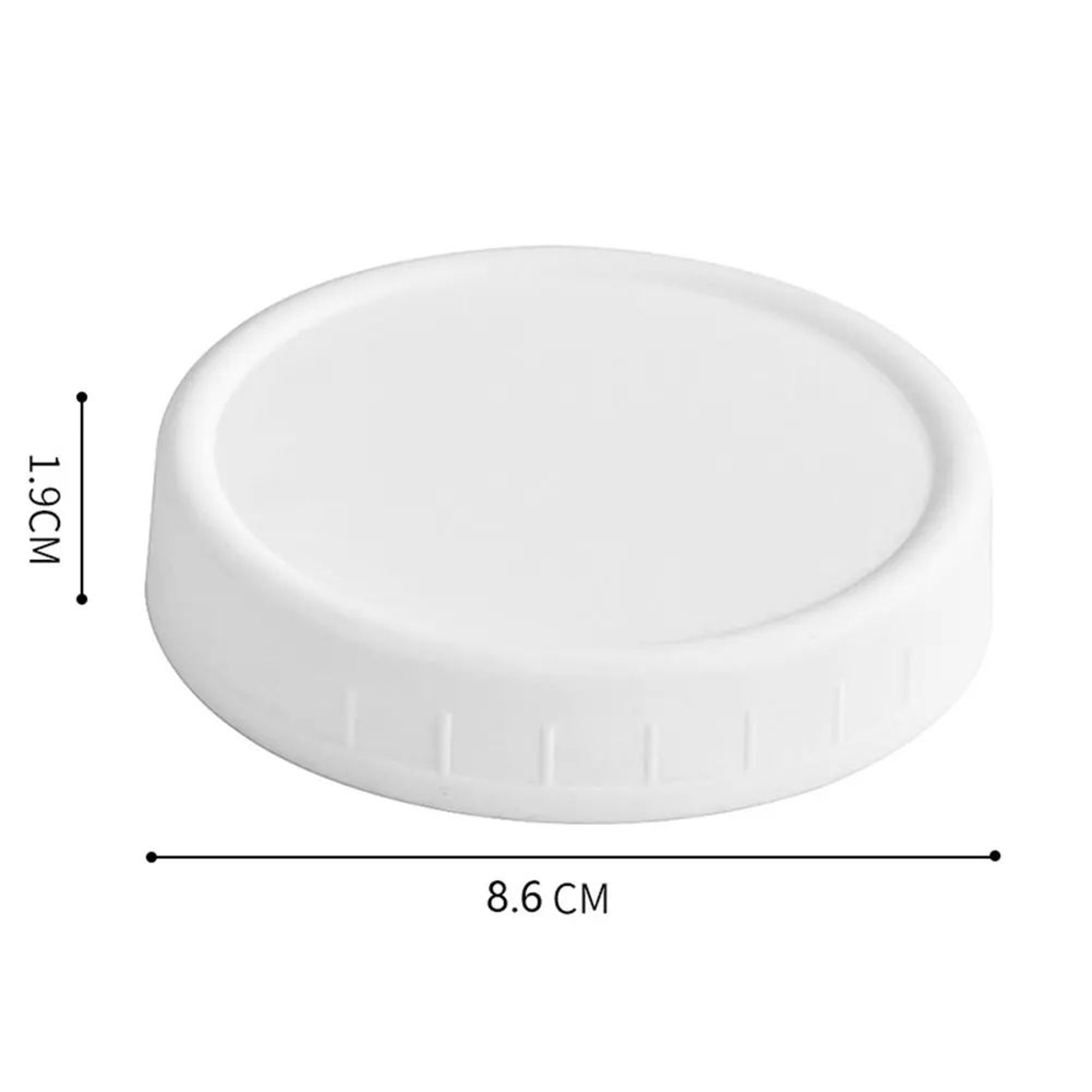 12PCS Reusable LeakProof Mason Jar Lids With Silicone Seals 70mm Or 86mm 2