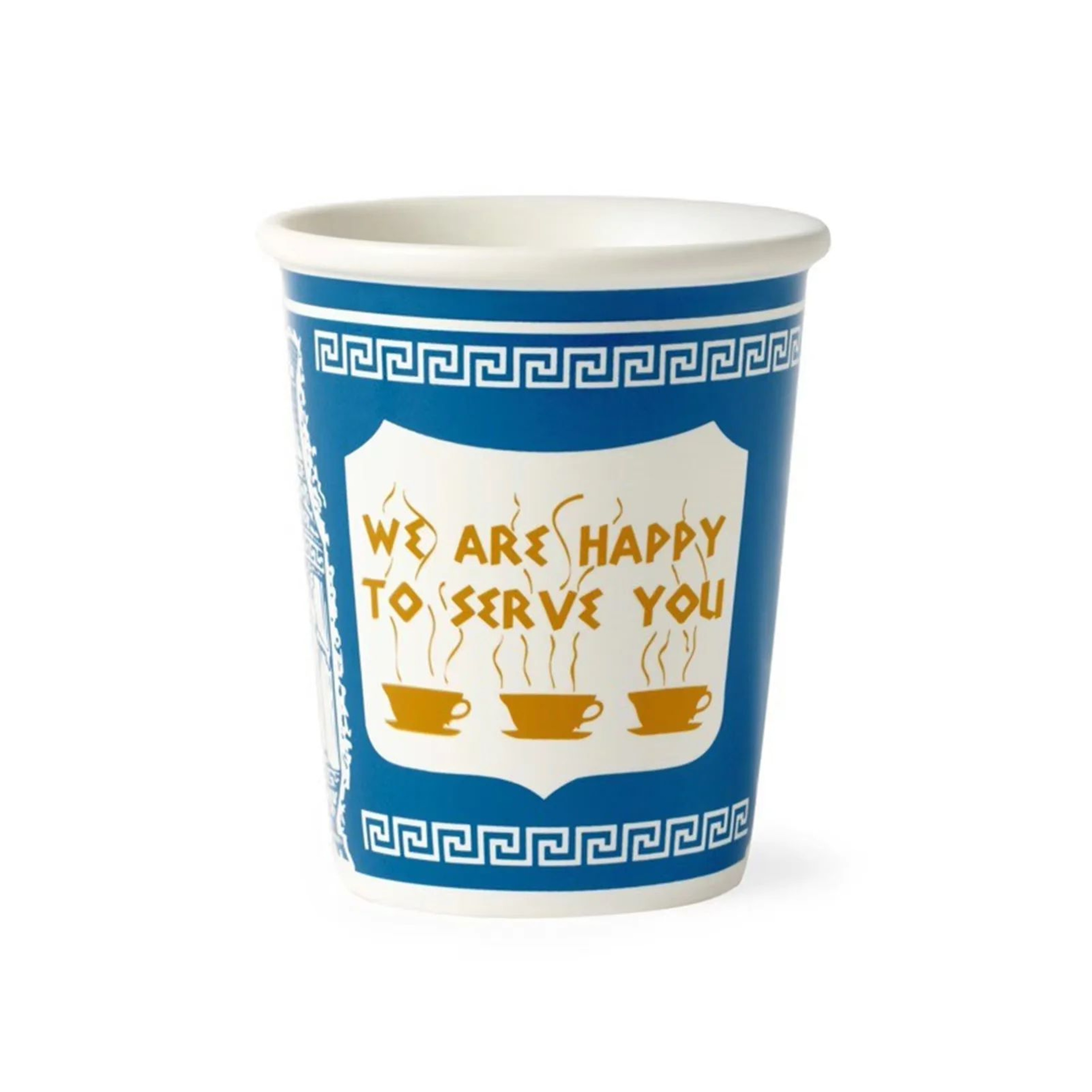 Retro New York Ceramic Coffee Cup 90280ml We Are Happy To Serve You Mug 6