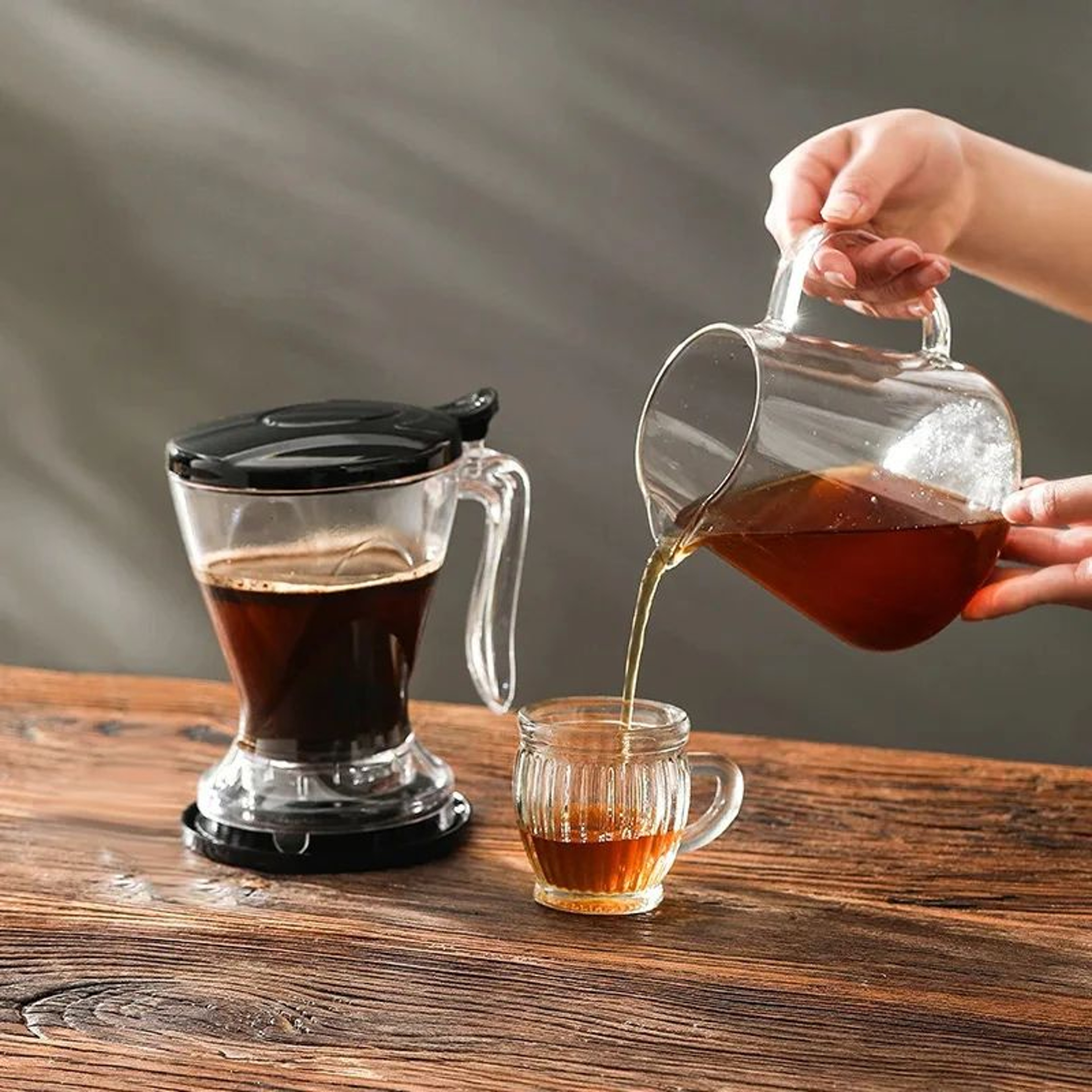 600ML Pour Over Coffee Dripper And Loose Leaf Tea Infuser 2