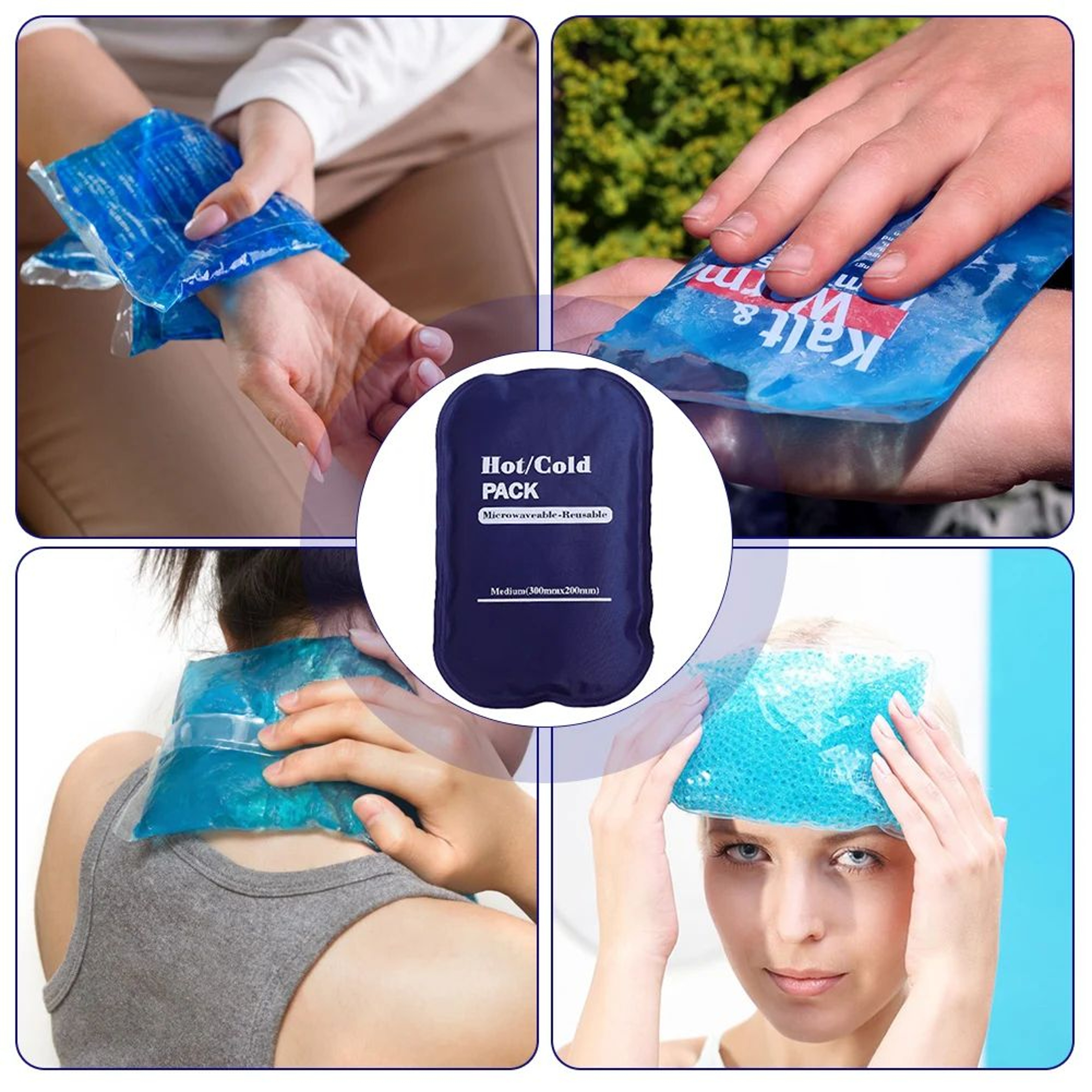 Reusable Hot And Cold Gel Pack For Sports Recovery And Muscle Relief 1