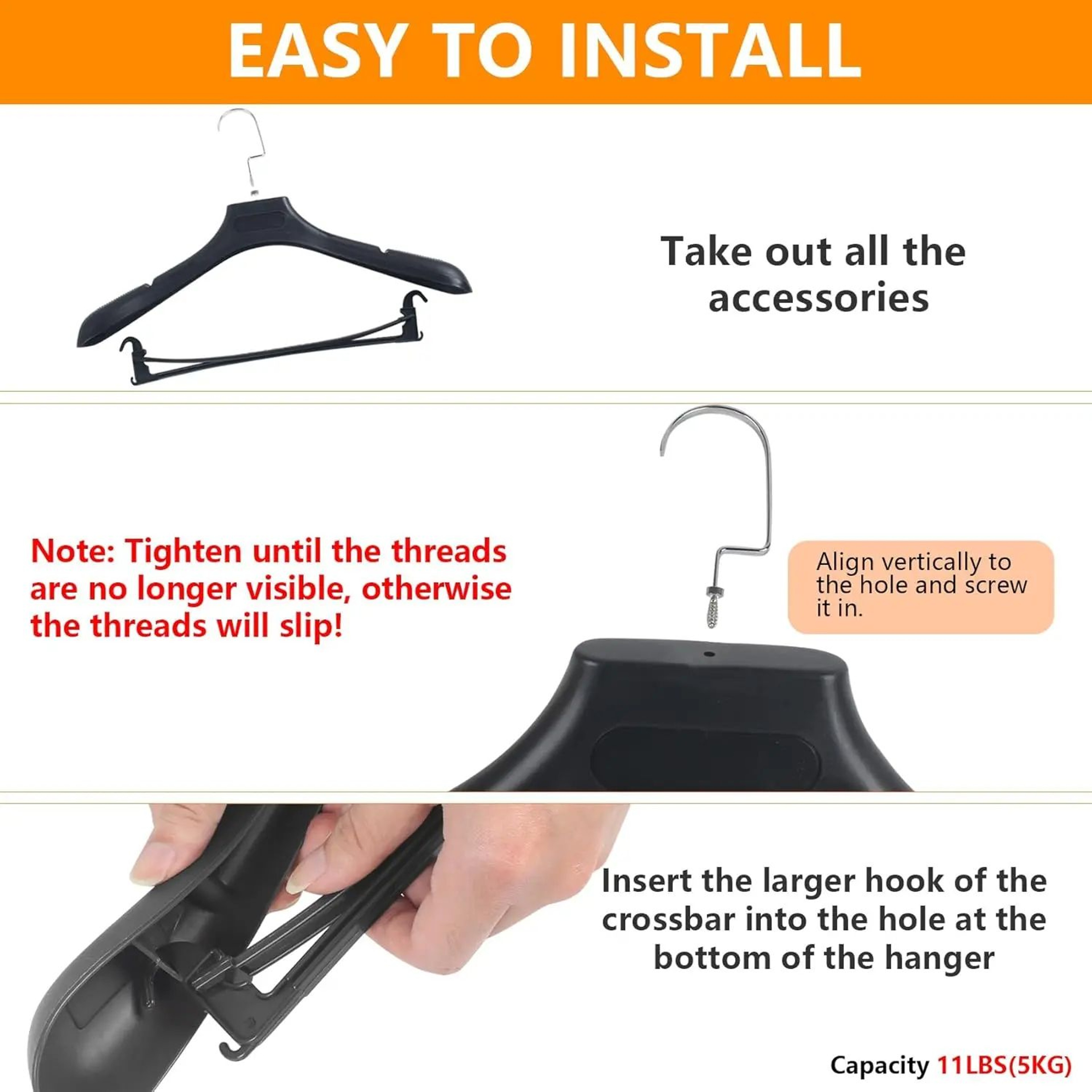 Extra Wide Shoulder Suit Hangers With Pants Bar Non Slip Heavy Duty Plastic 520PCS 4
