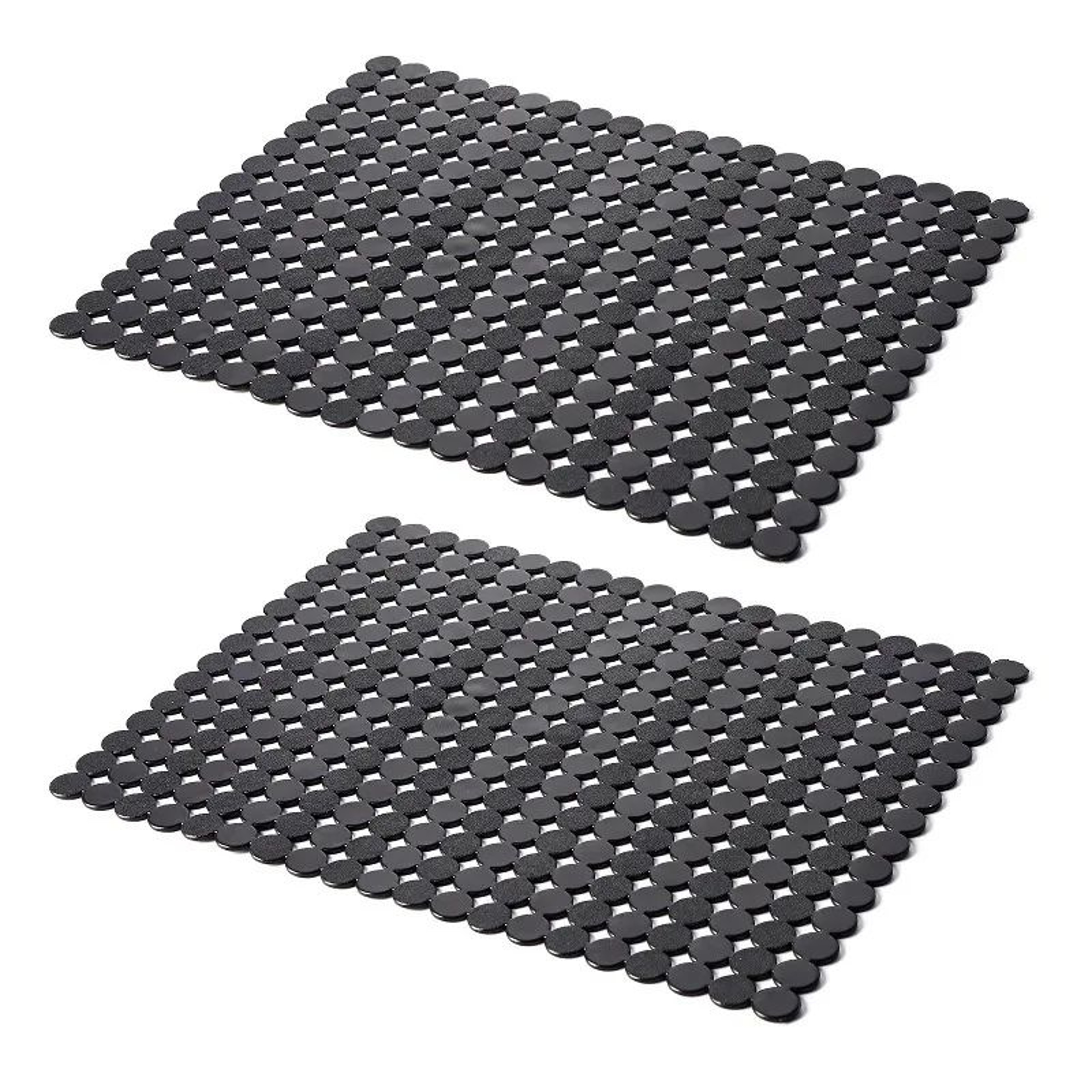 2PCS NonSlip PVC Kitchen Sink Protector Mat For Dishes And Glassware 9