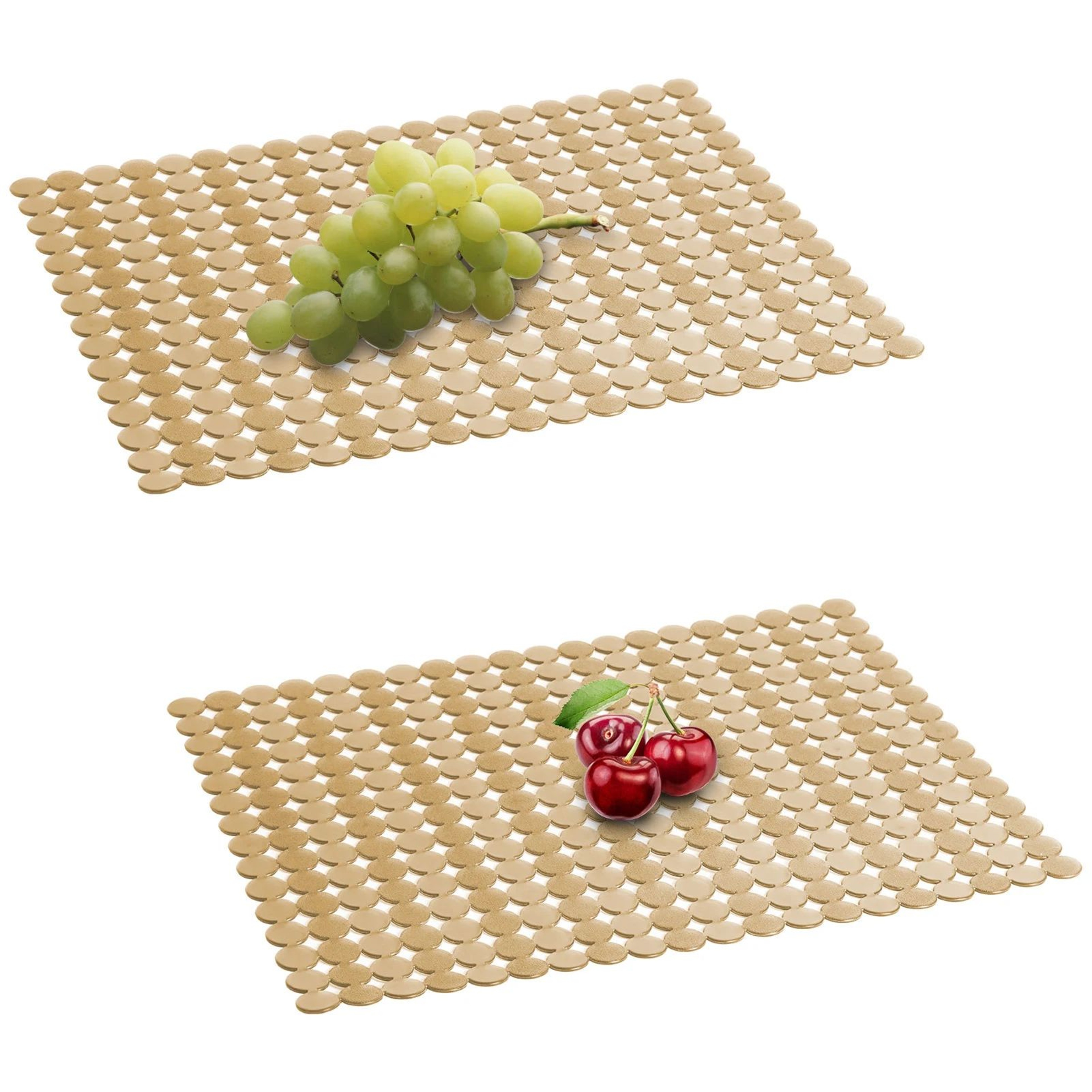 2PCS NonSlip PVC Kitchen Sink Protector Mat For Dishes And Glassware 7