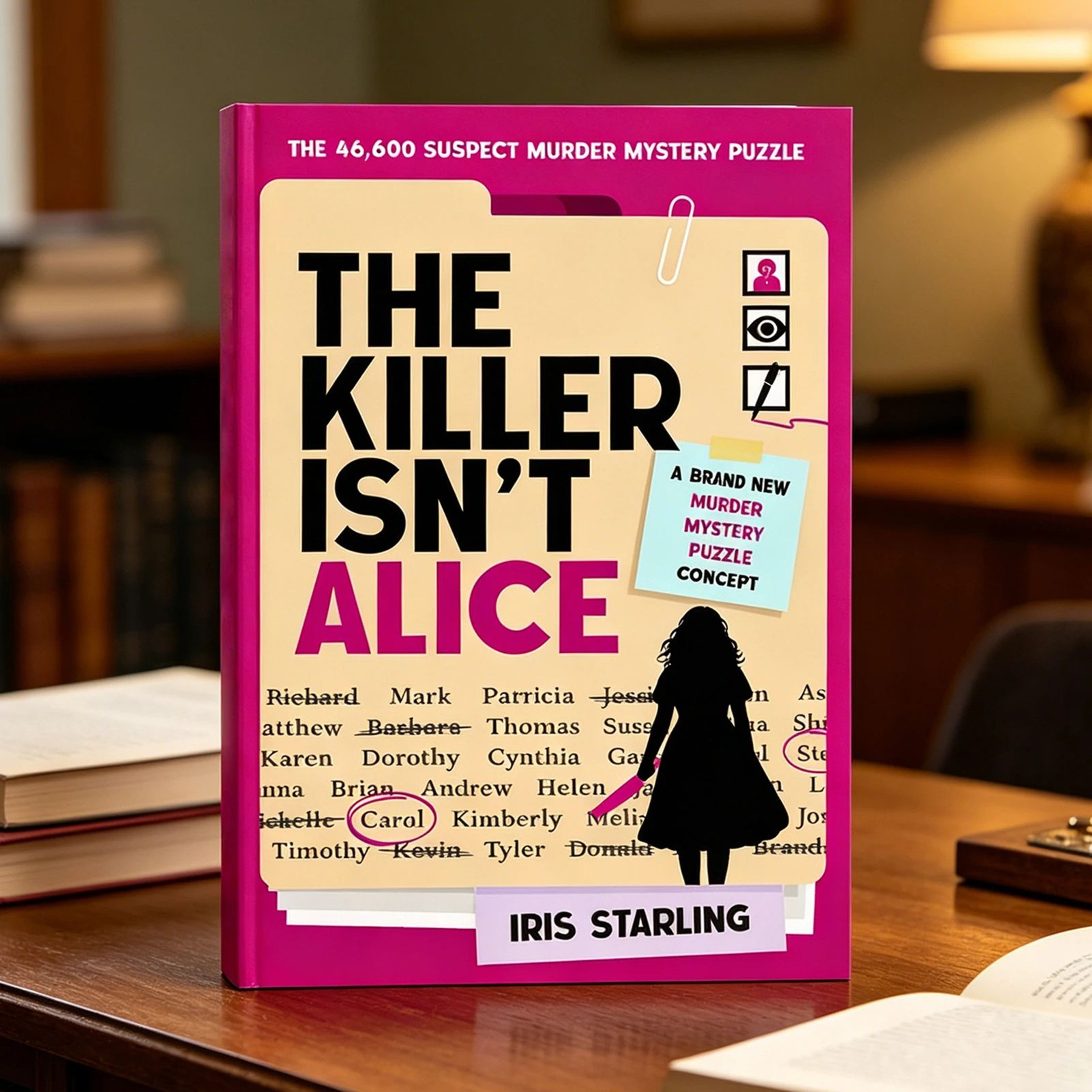 The Killer Isnt Alice 46600 Suspect Murder Mystery Puzzle Book 1