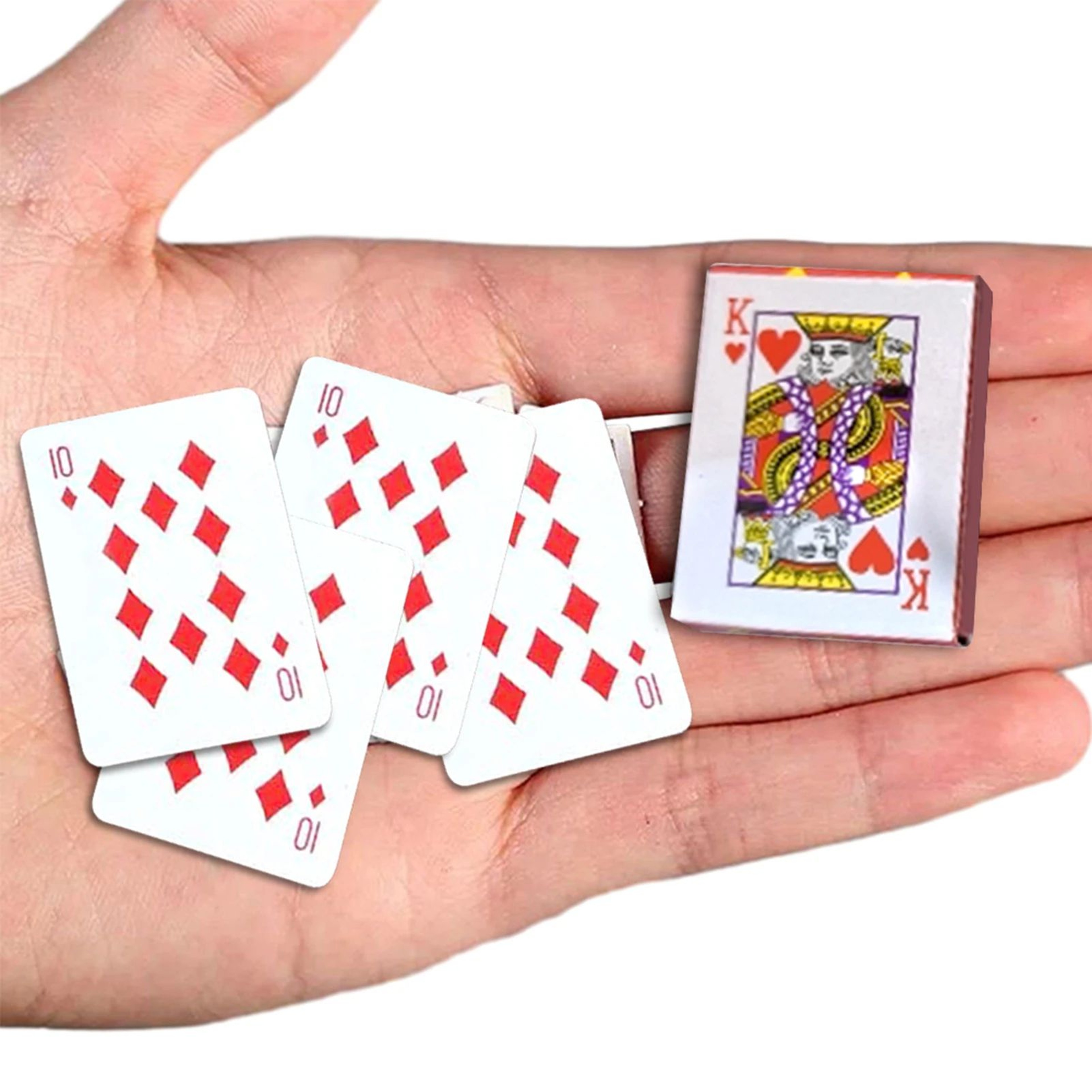Mini Transparent Playing Cards Portable Novelty Poker Deck For Parties And Travel 7