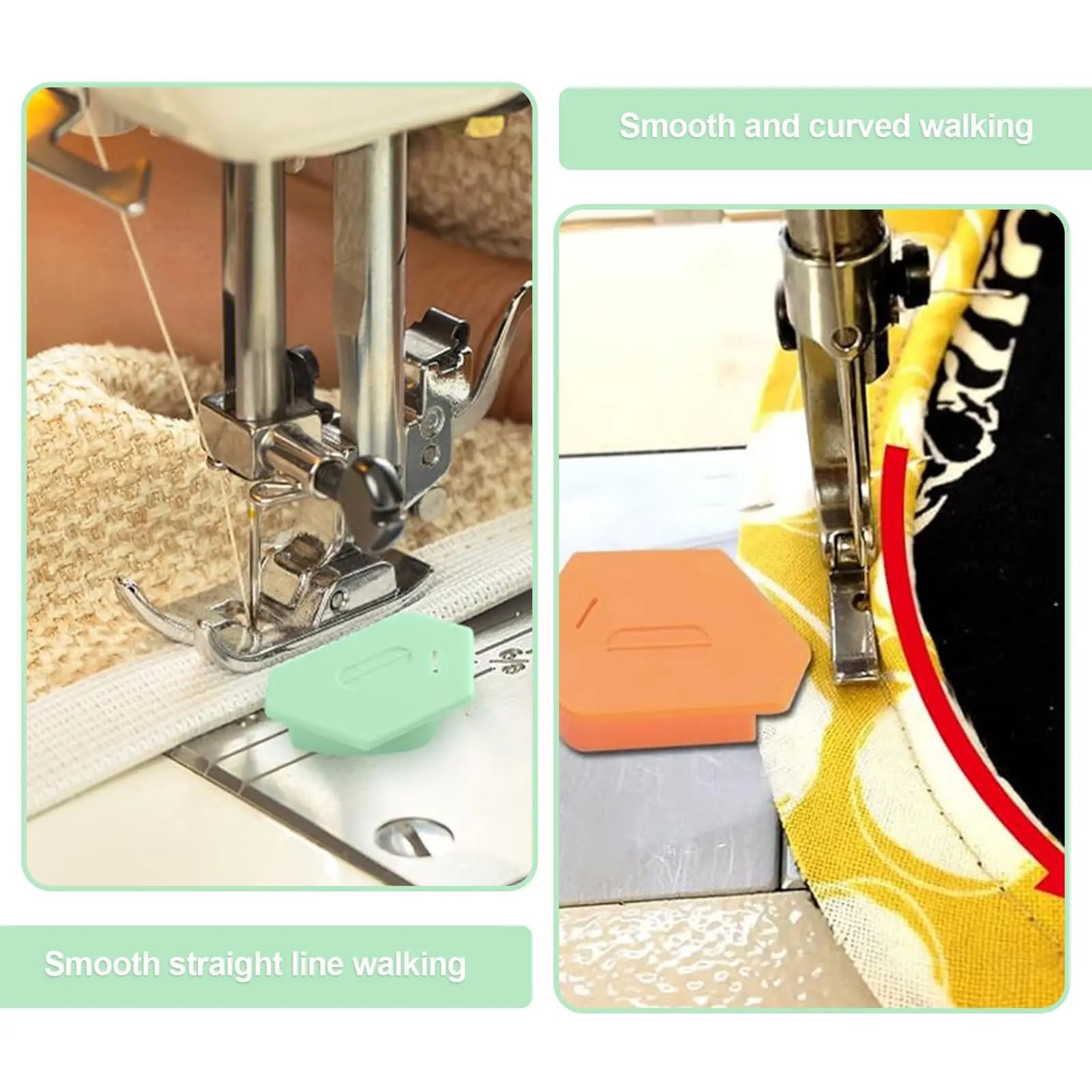 Magnetic Seam Guide For Sewing Machine  Rustproof Hem Guide For Straight Stitching 2