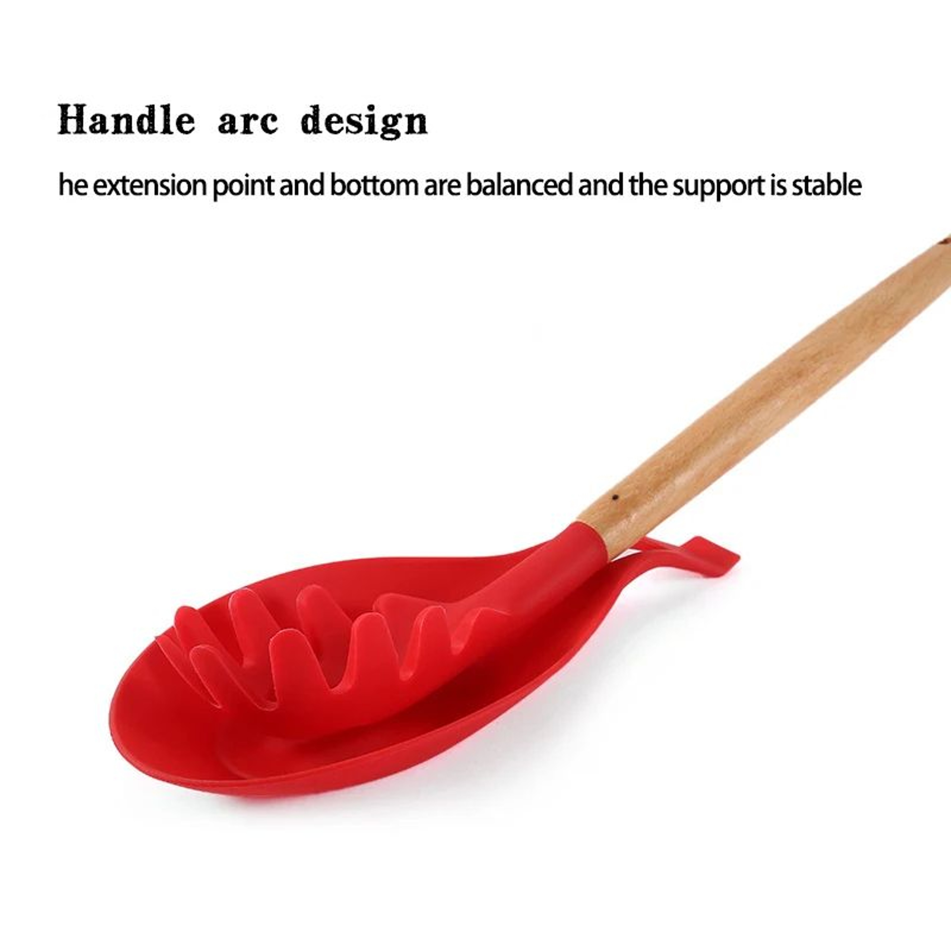 Silicone Spoon Rest Heat Resistant Kitchen Utensil Holder 4