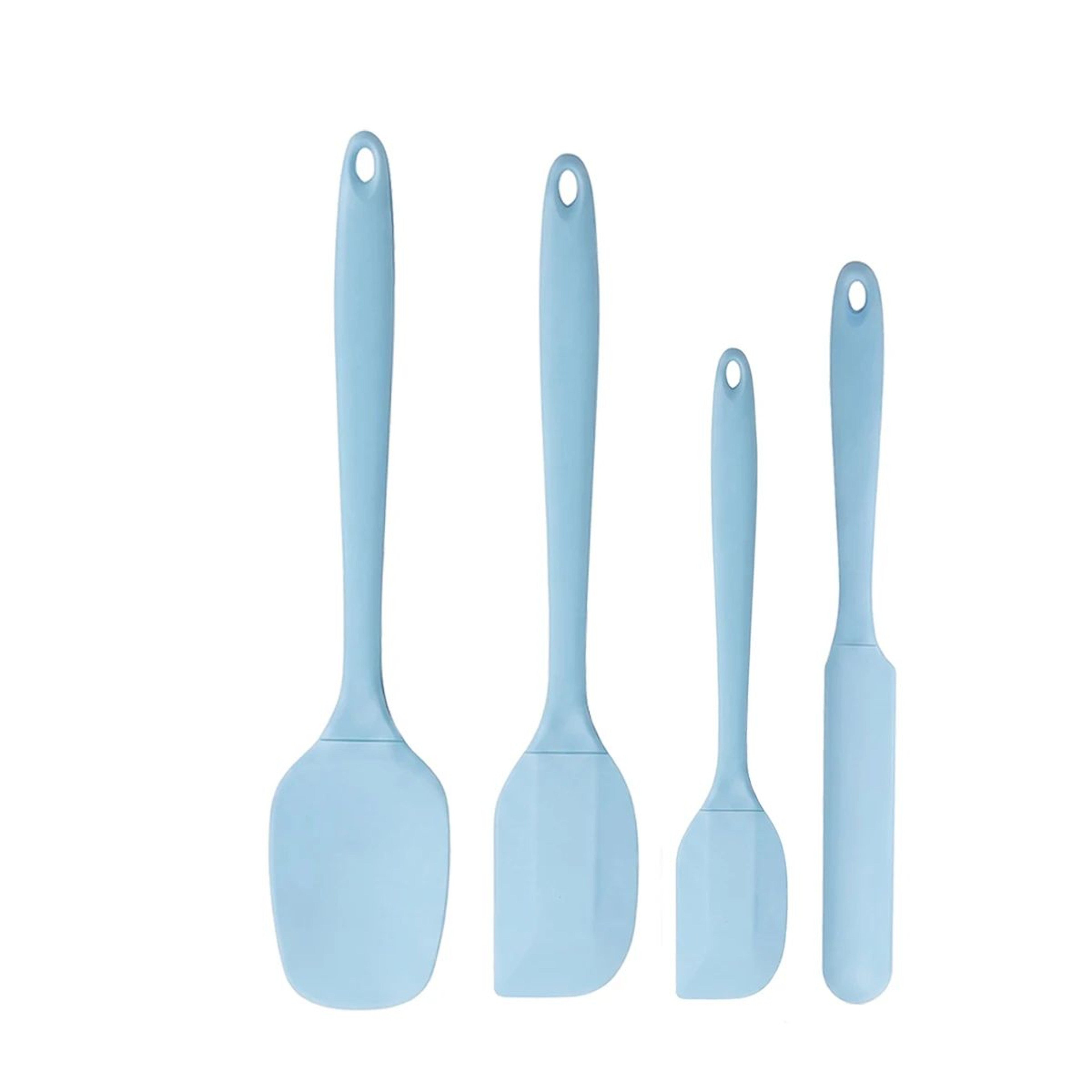 Heat Resistant Silicone Spatula Set With NonSlip Handles For Cooking And Baking 8