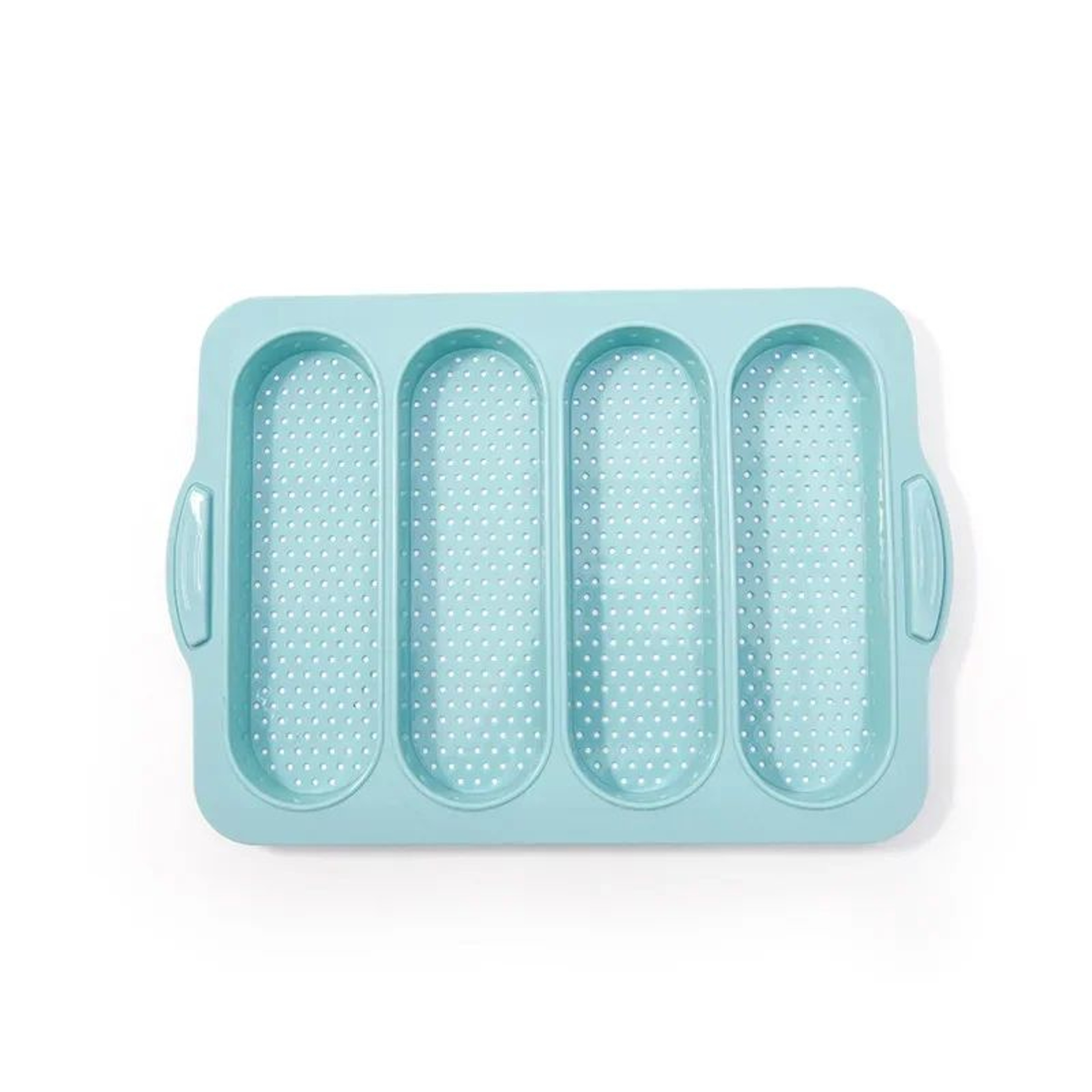 4Grid Silicone Baguette Baking Pan  Nonstick French Bread And Hot Dog Bun Mold 5