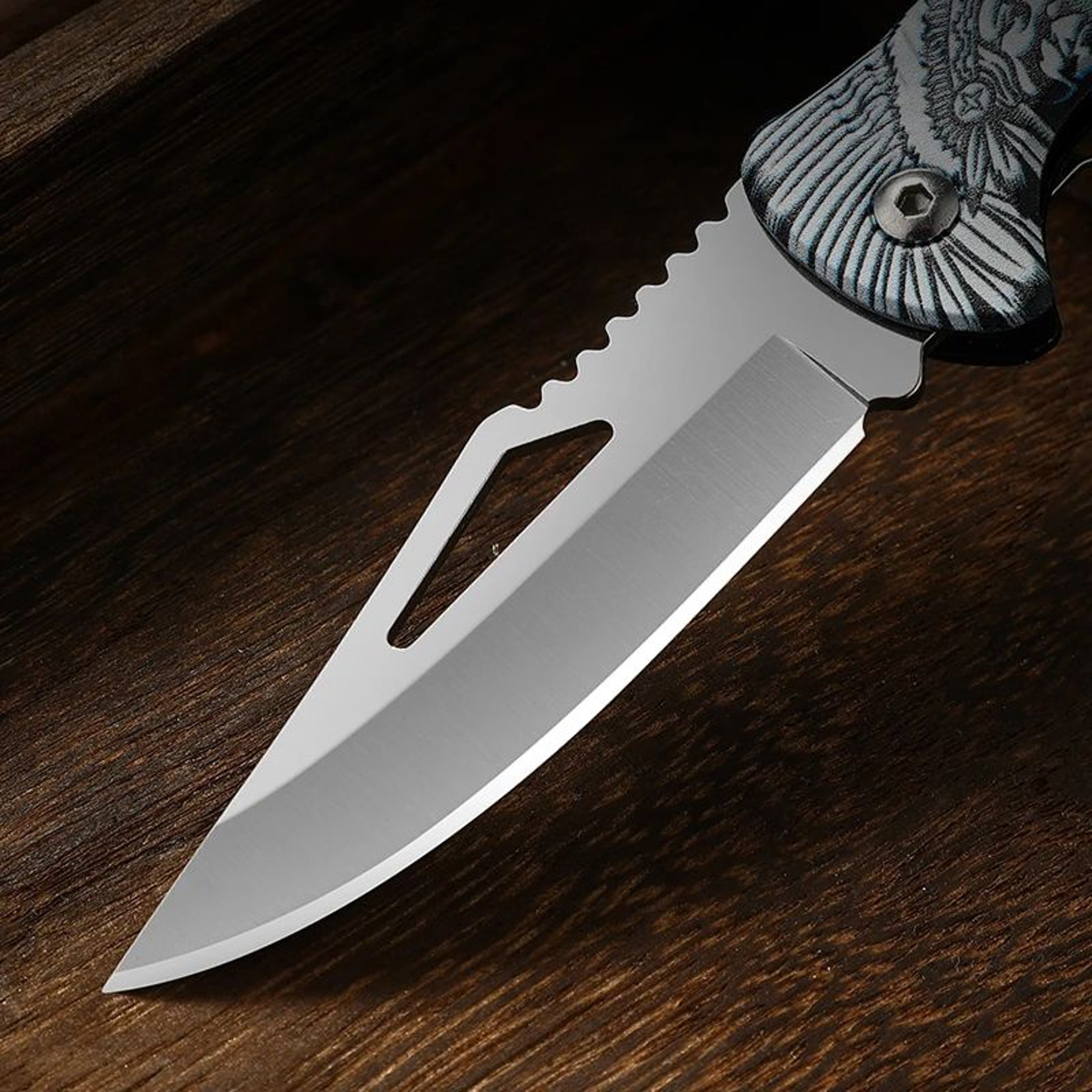 Portable Stainless Steel Folding Kitchen Knife For Fruit Vegetables And Meat 3