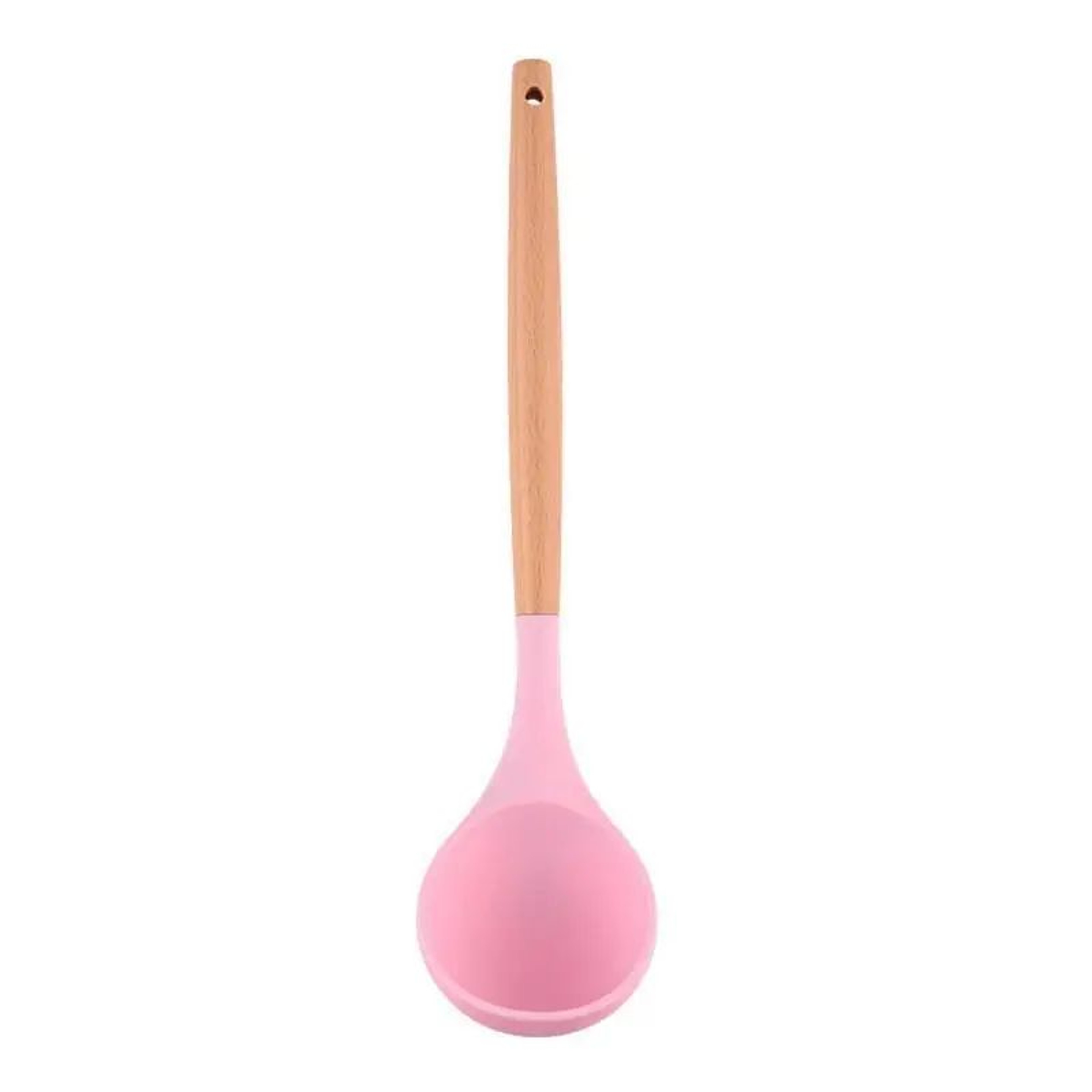 Silicone Soup Spoon Heat Resistant NonStick Cooking And Serving Ladle 9