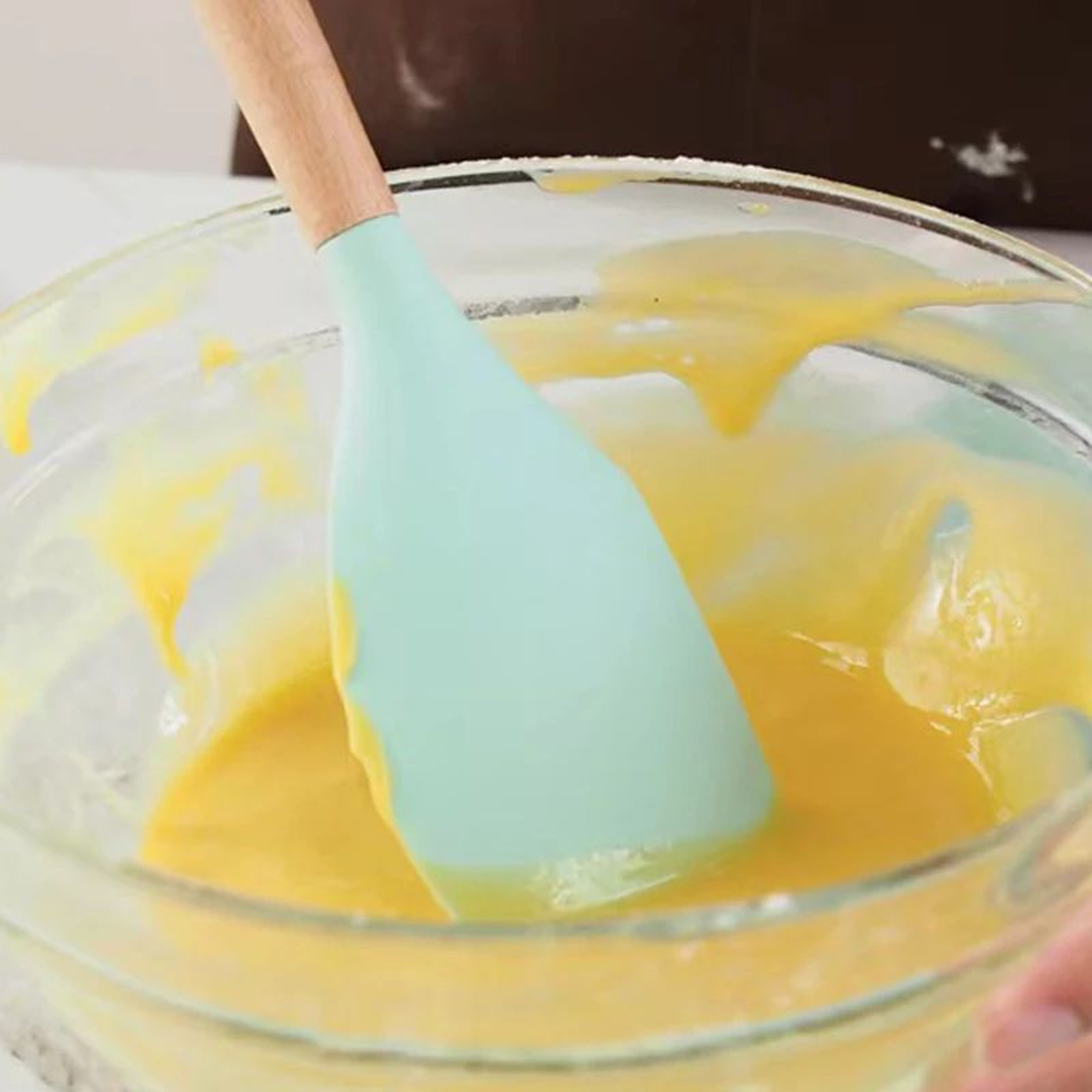 Heat Resistant Silicone Baking Scraper For Cream Butter And Pastry 3