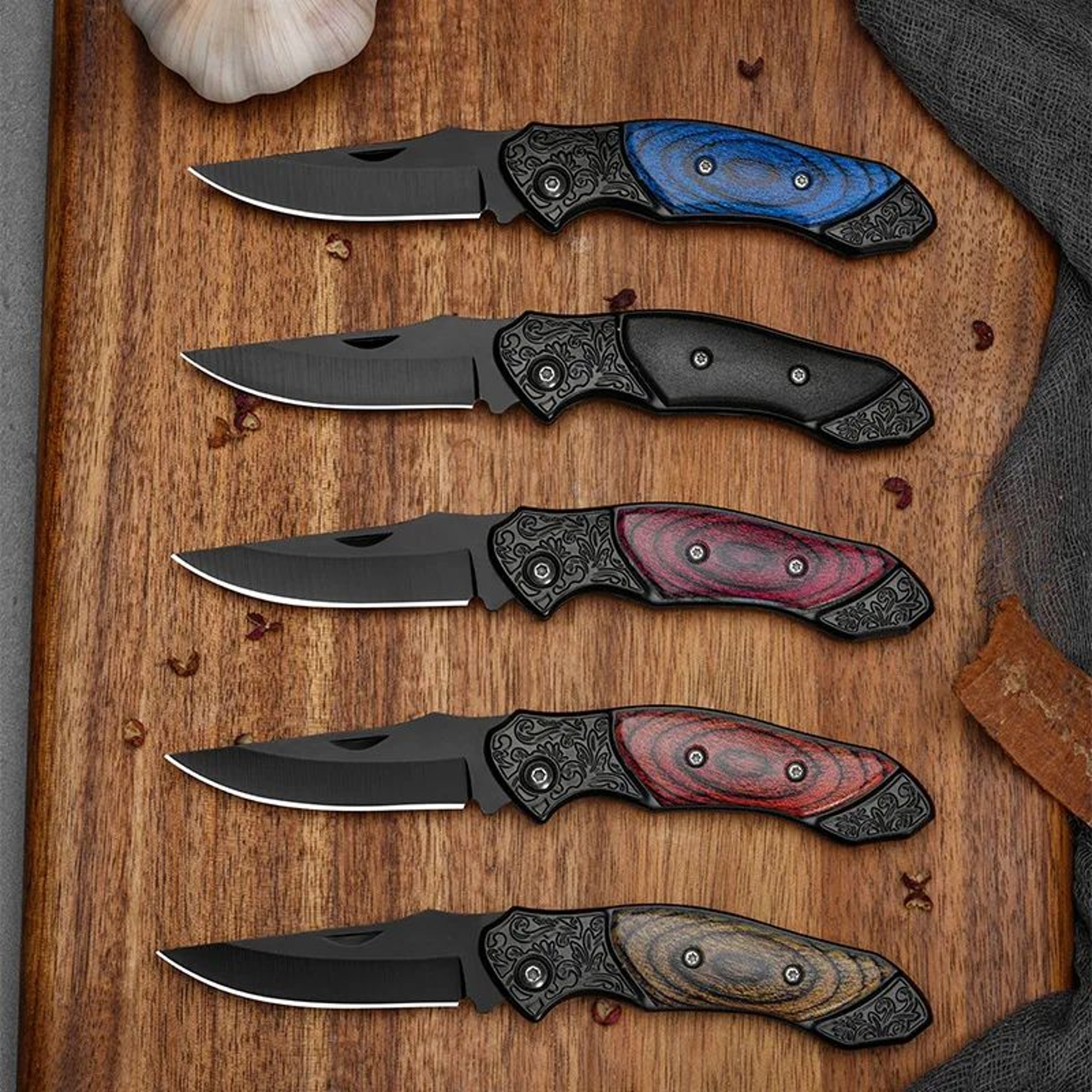 Portable Folding Utility Knife For Camping Fruit Preparation And Outdoor Tasks 0