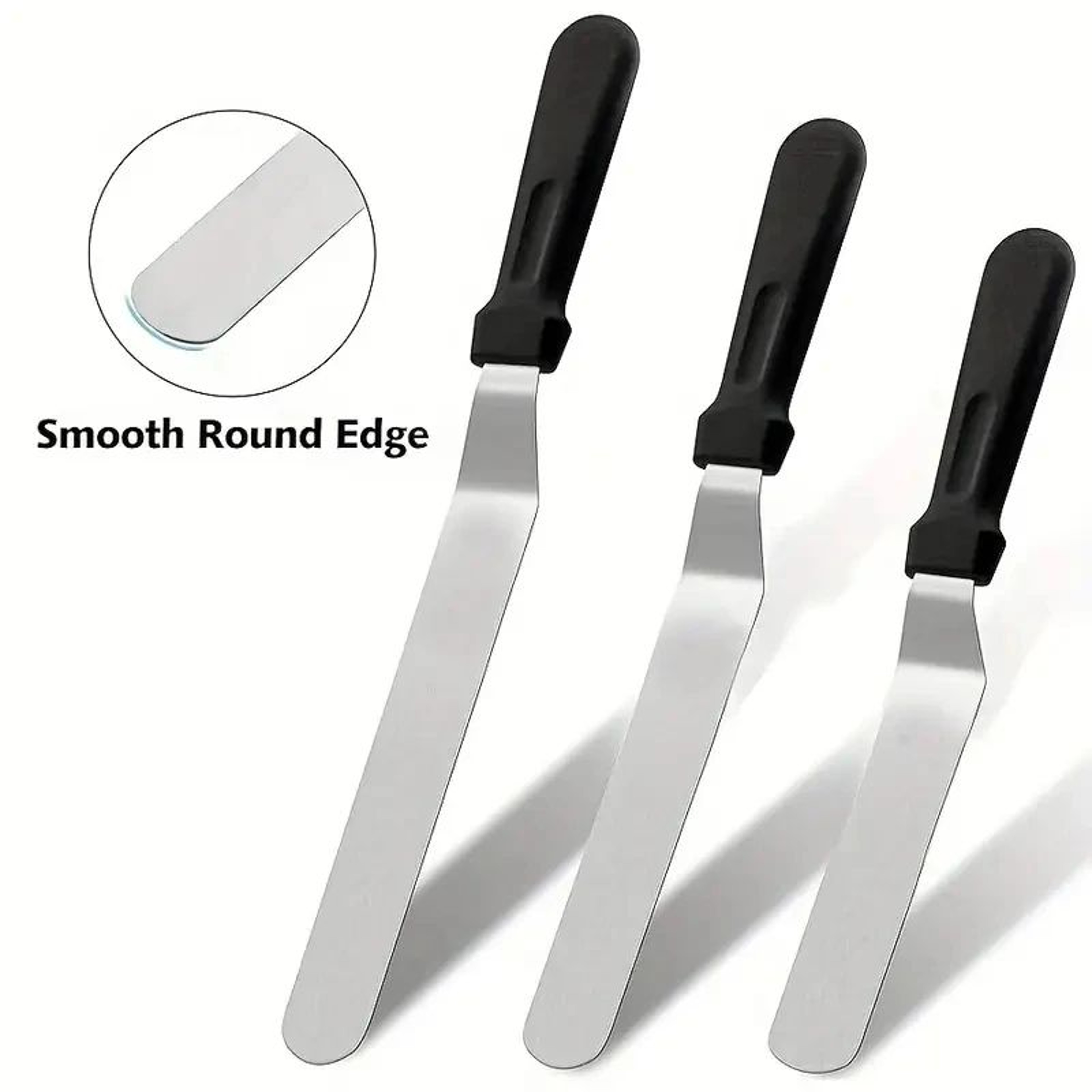 Stainless Steel Offset Icing Spatula For Cake Frosting And Decorating 0