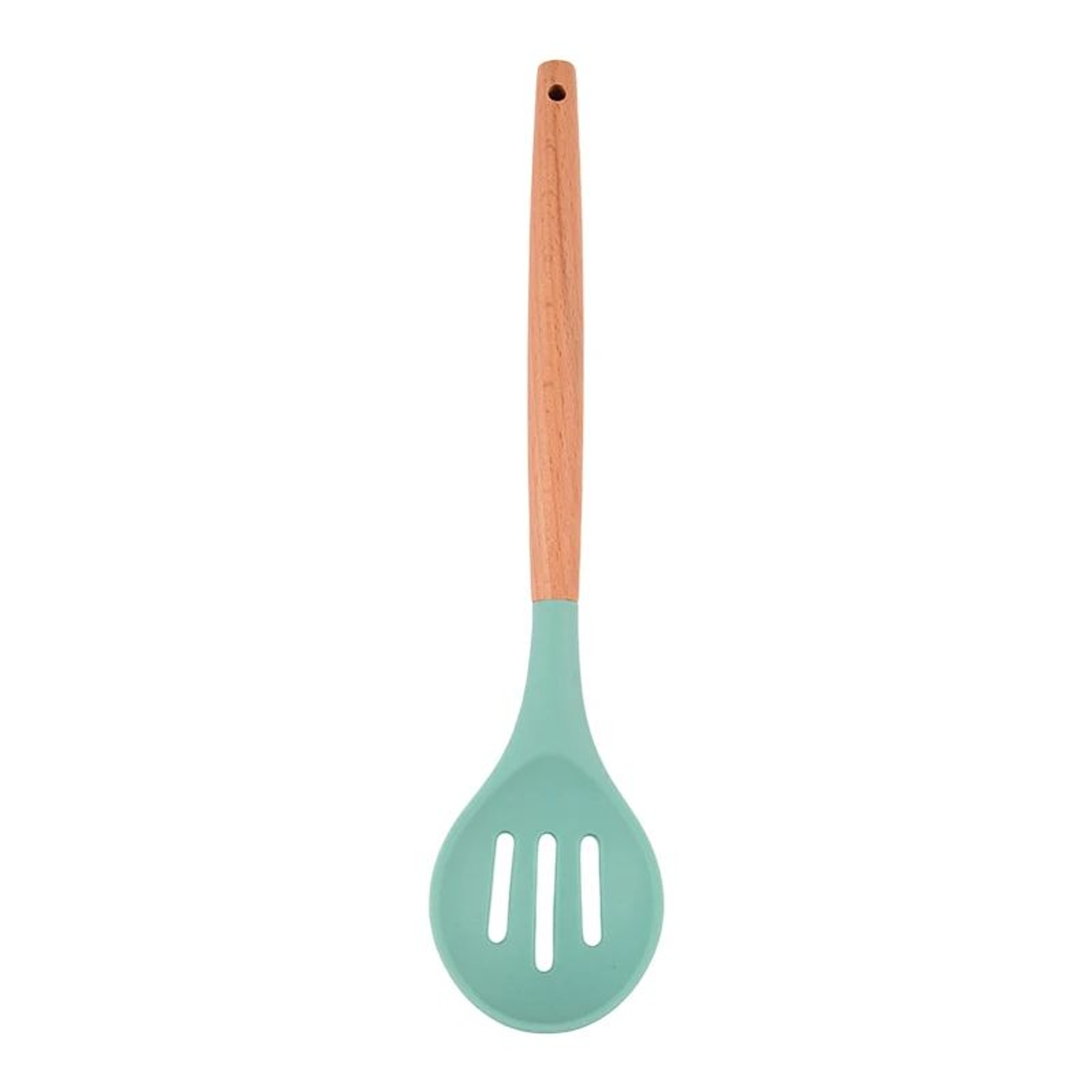 Silicone Skimmer Slotted Serving Spoon For Draining Cooking And Serving 7