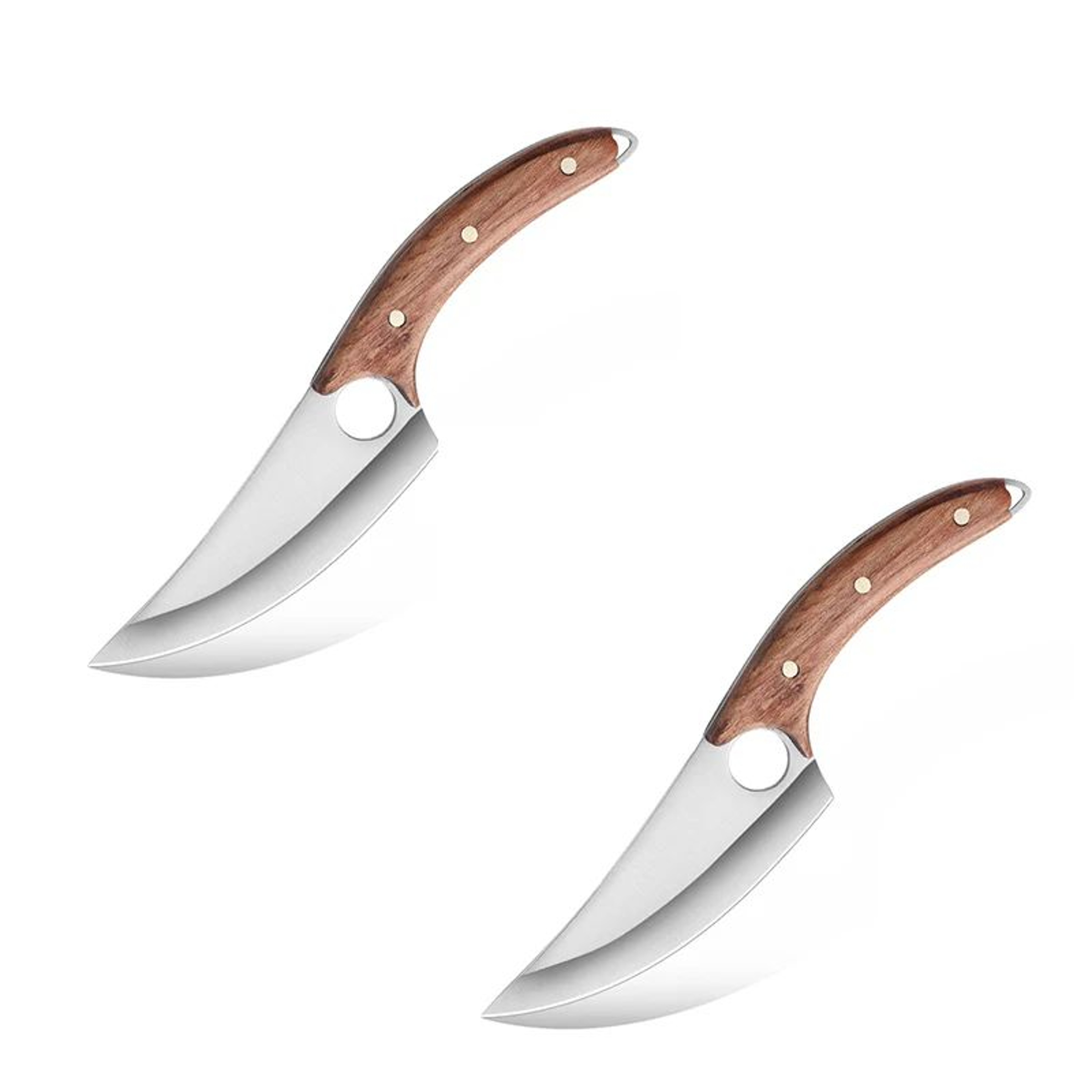 Hand Forged Boning Knife With Wooden Handle And Protective Cover 7