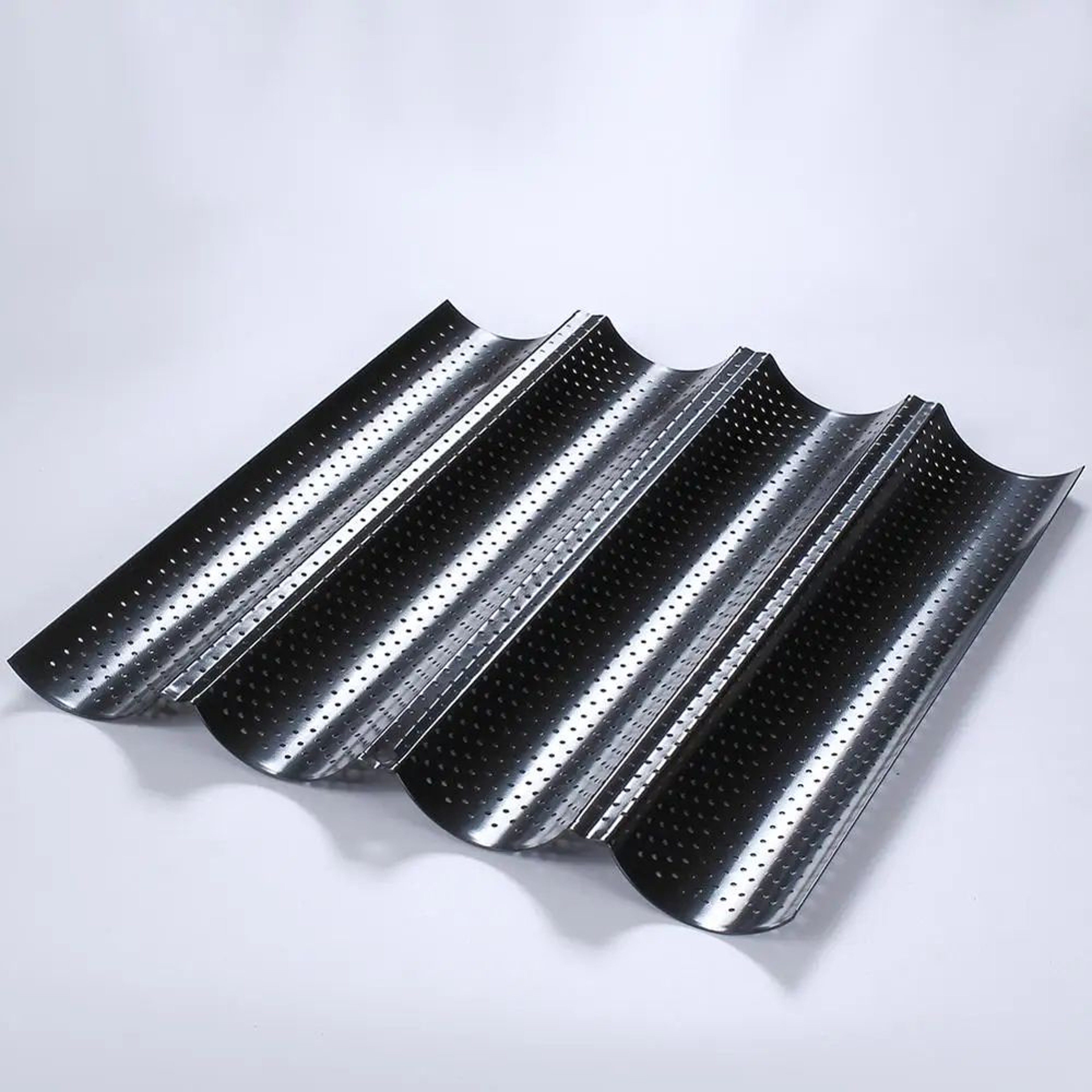 Nonstick Baguette Pan French Bread Baking Tray 2 3 4 Loaf Groove Mold 8