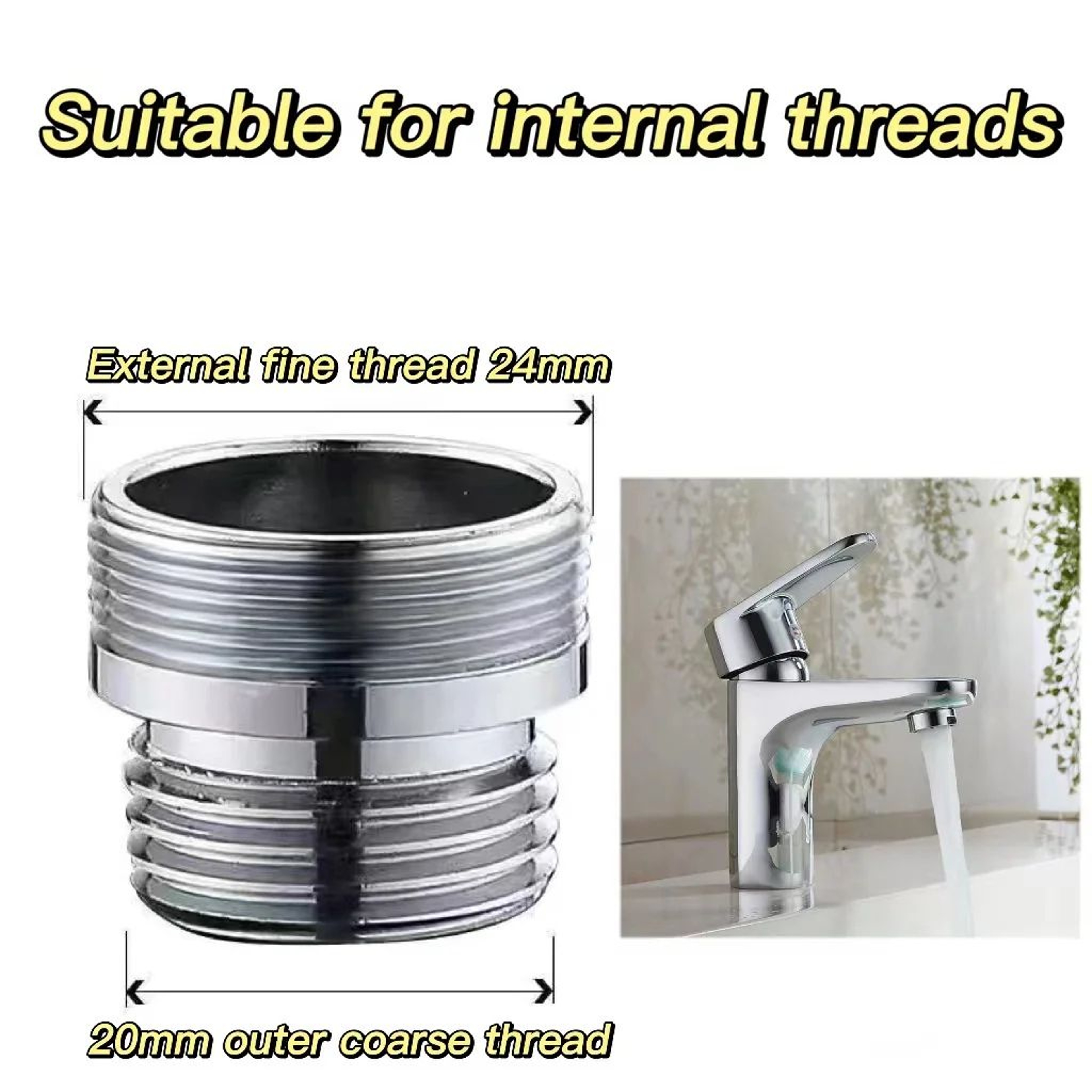 360 Flexible Kitchen Sink Faucet Extender Hose 16