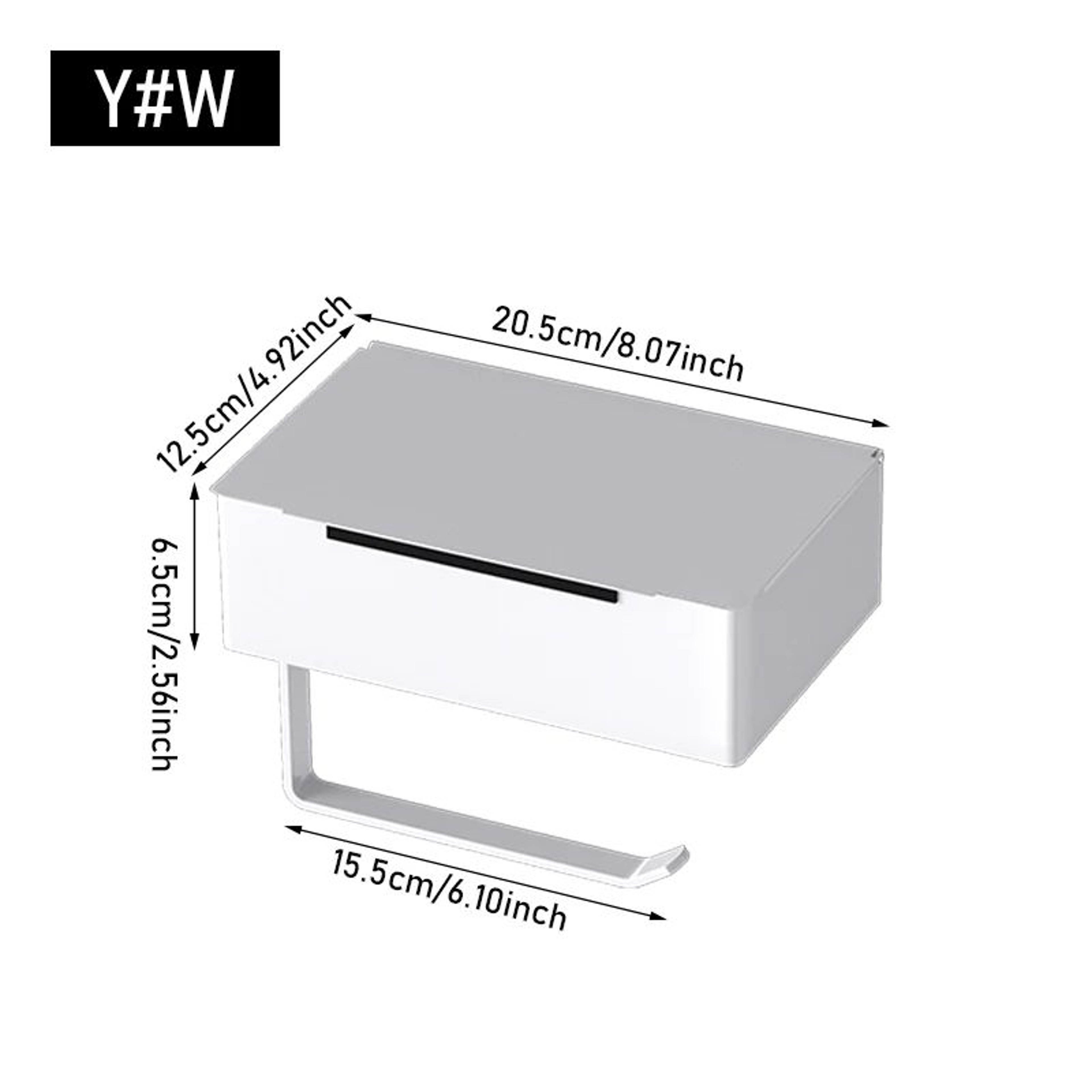 NoDrill Toilet Paper Holder With Wet Wipe Storage Box And Bathroom Shelf 6