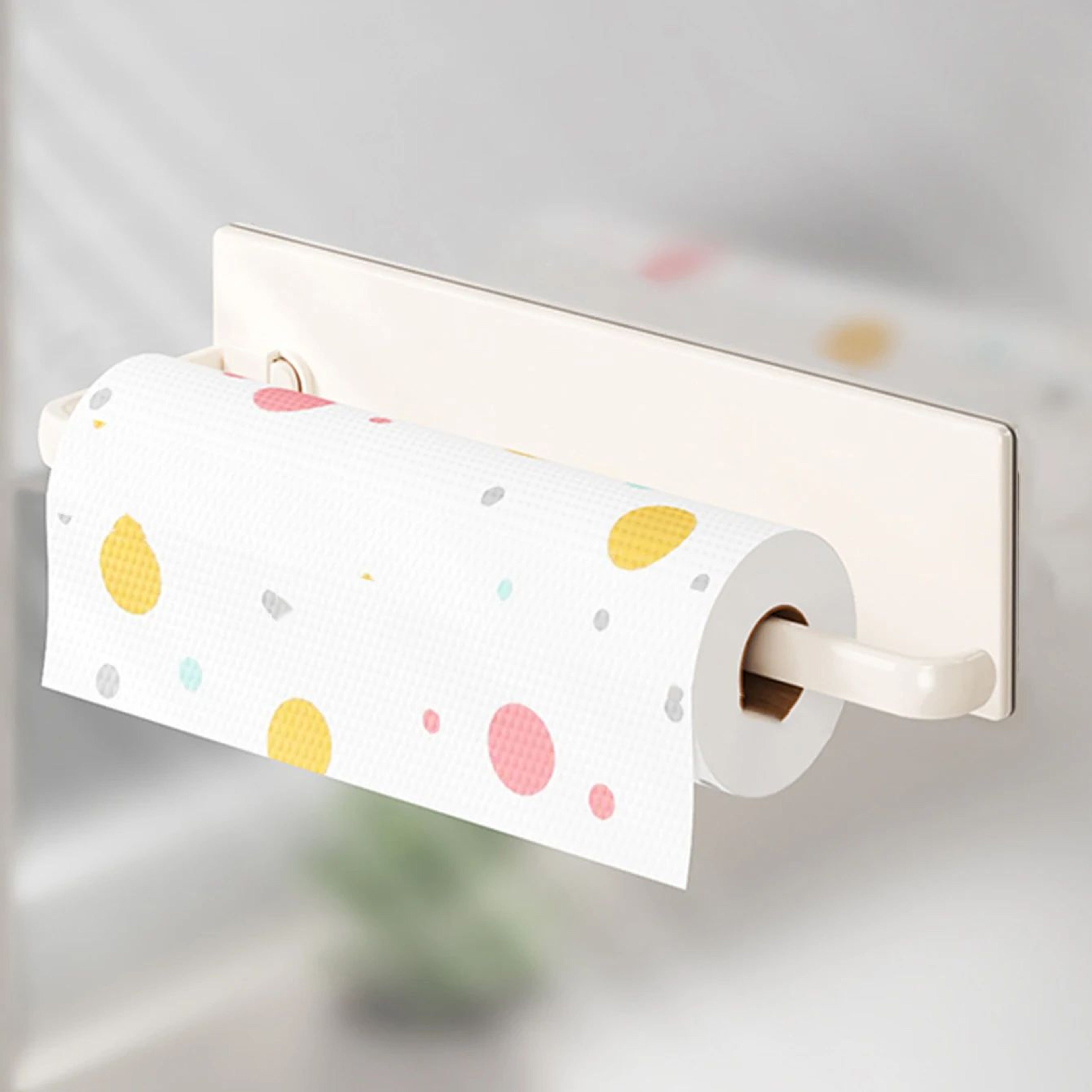 Magnetic Paper Towel Holder For Fridge  No Drill Kitchen Roll Organizer 4