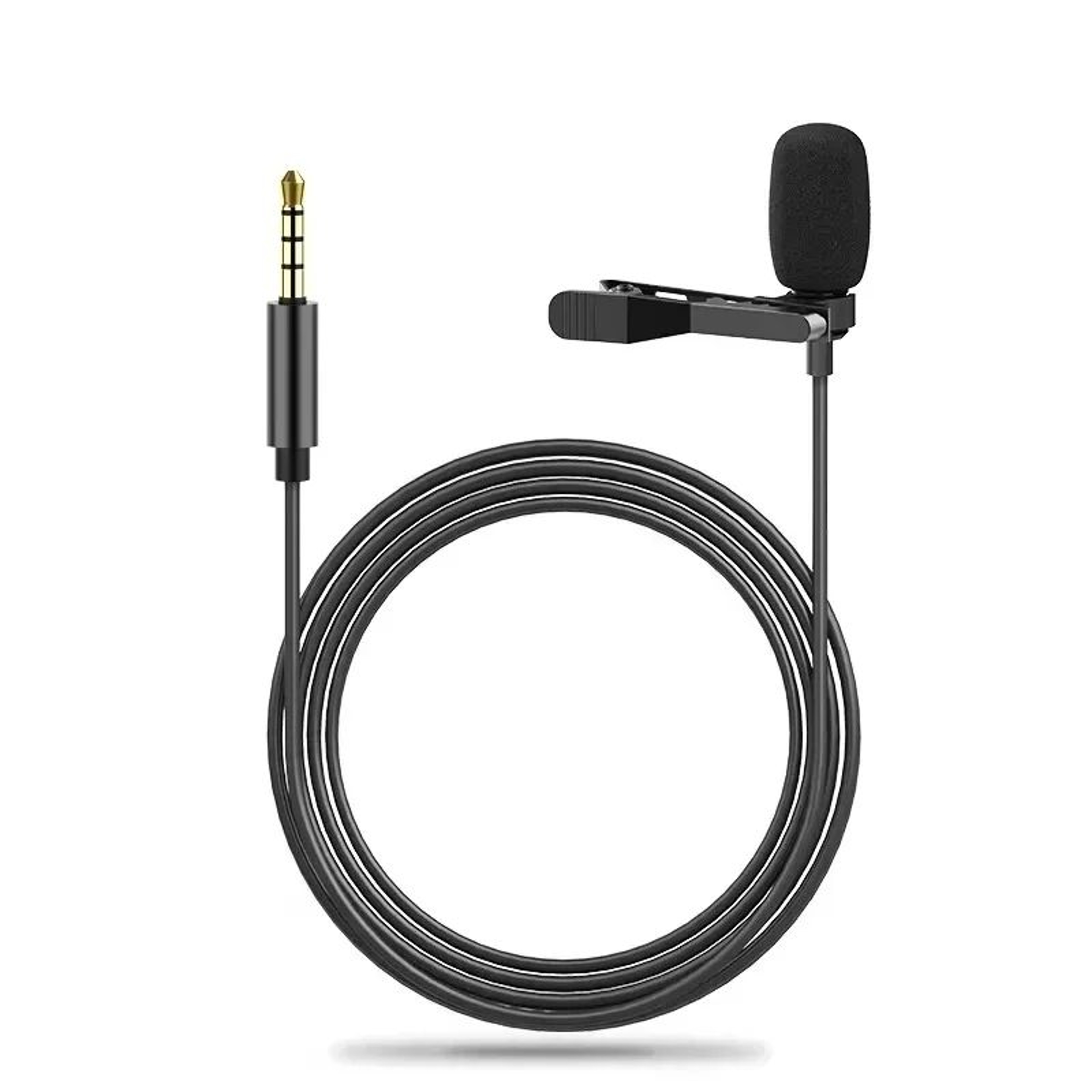 Portable Mini Lavalier Microphone With USB TypeC And 35mm ClipOn Condenser Mic 0