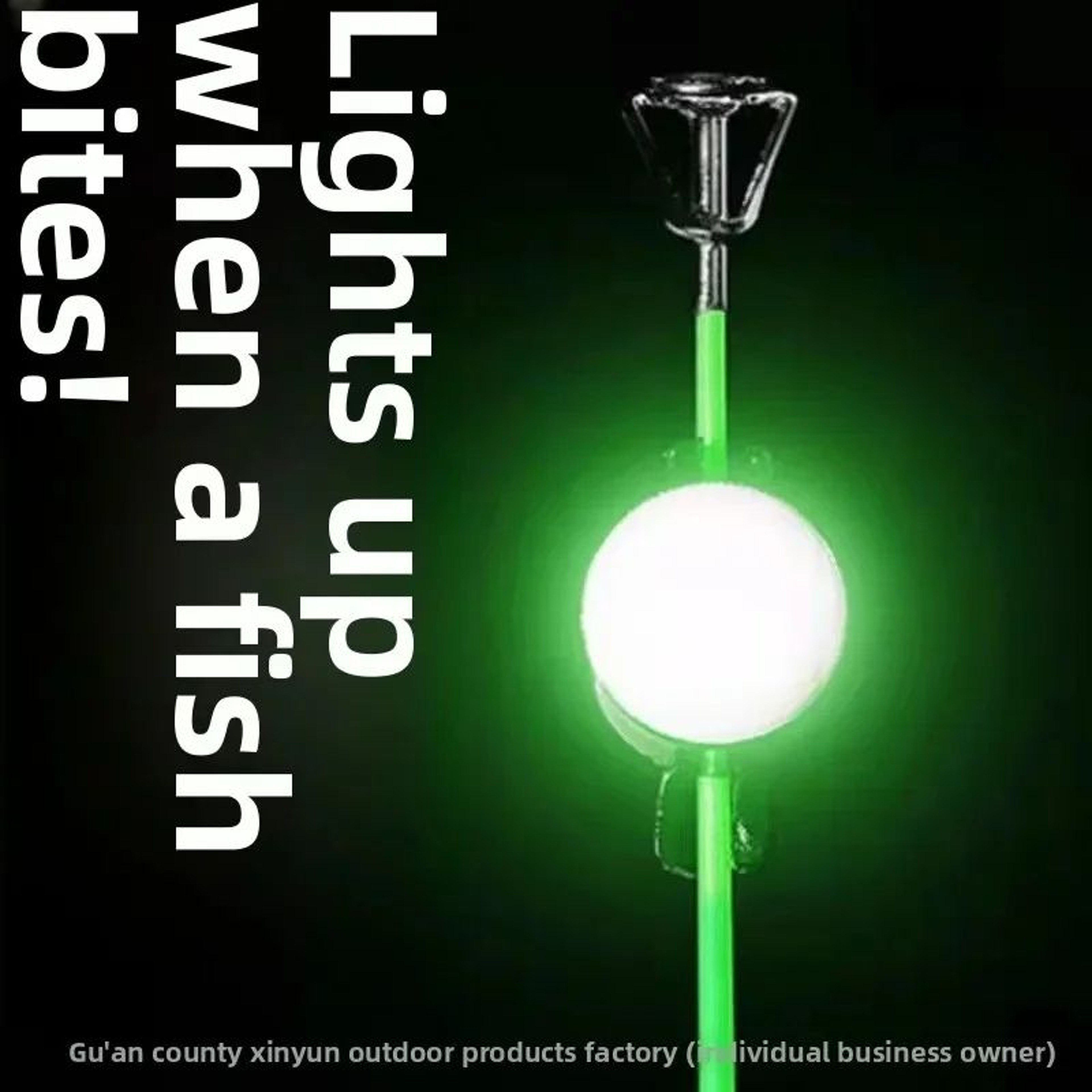 Fish Bite Alarm With LED Sensing Light For Night Fishing Rods 14PCS 1