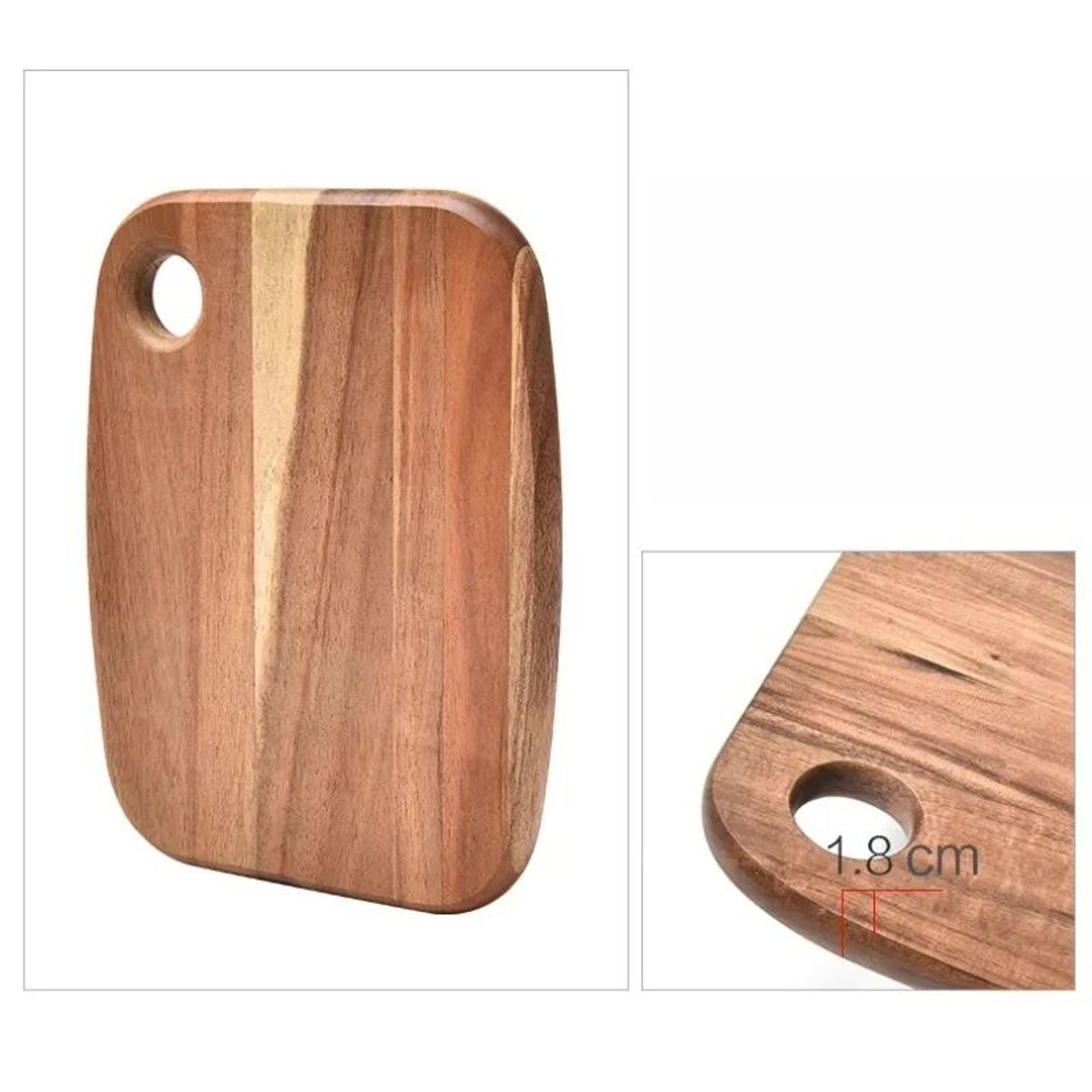 Acacia Wood Cutting Board For Kitchen And Camping 4