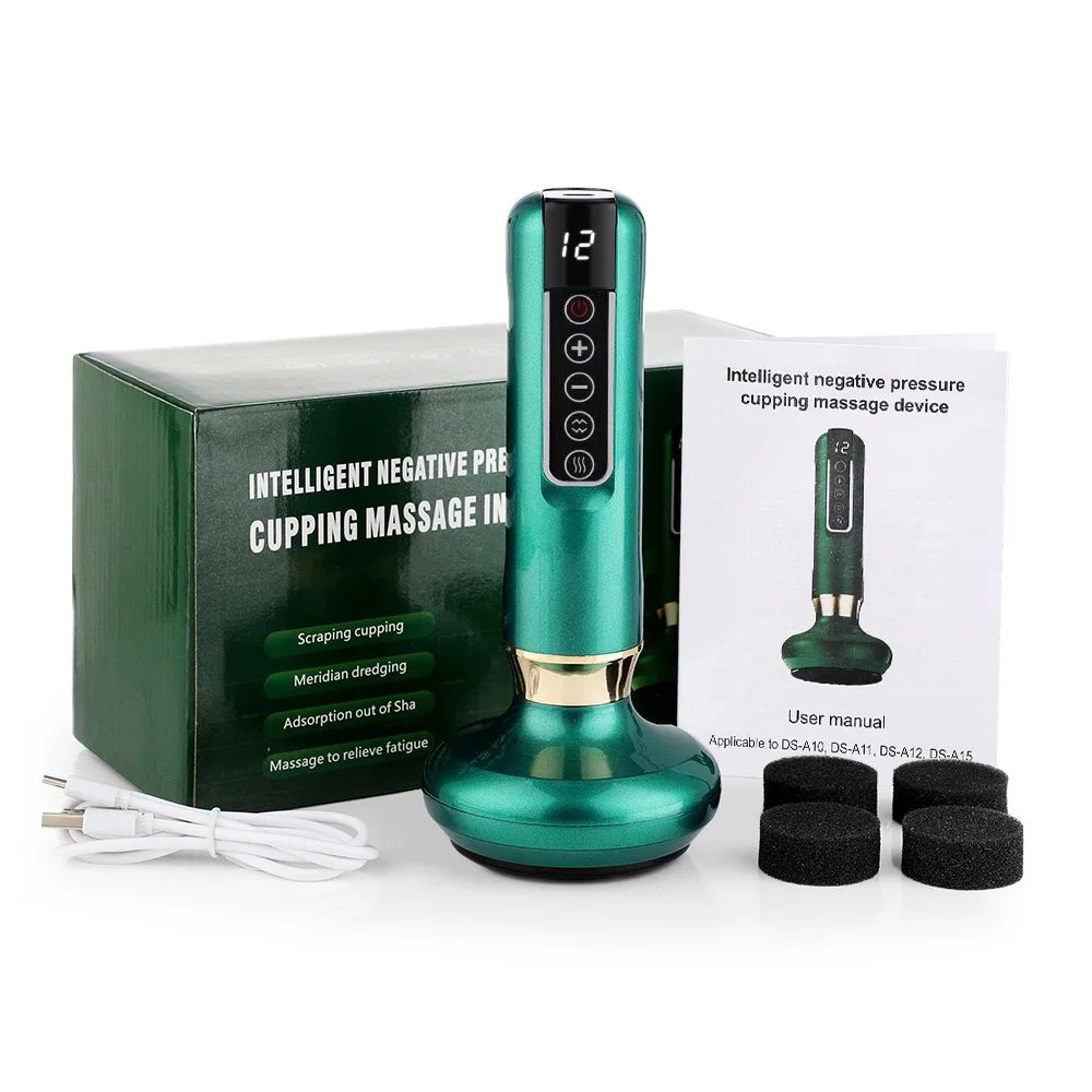Vacuum Glass Cupping Massage Set For Face And Body 5