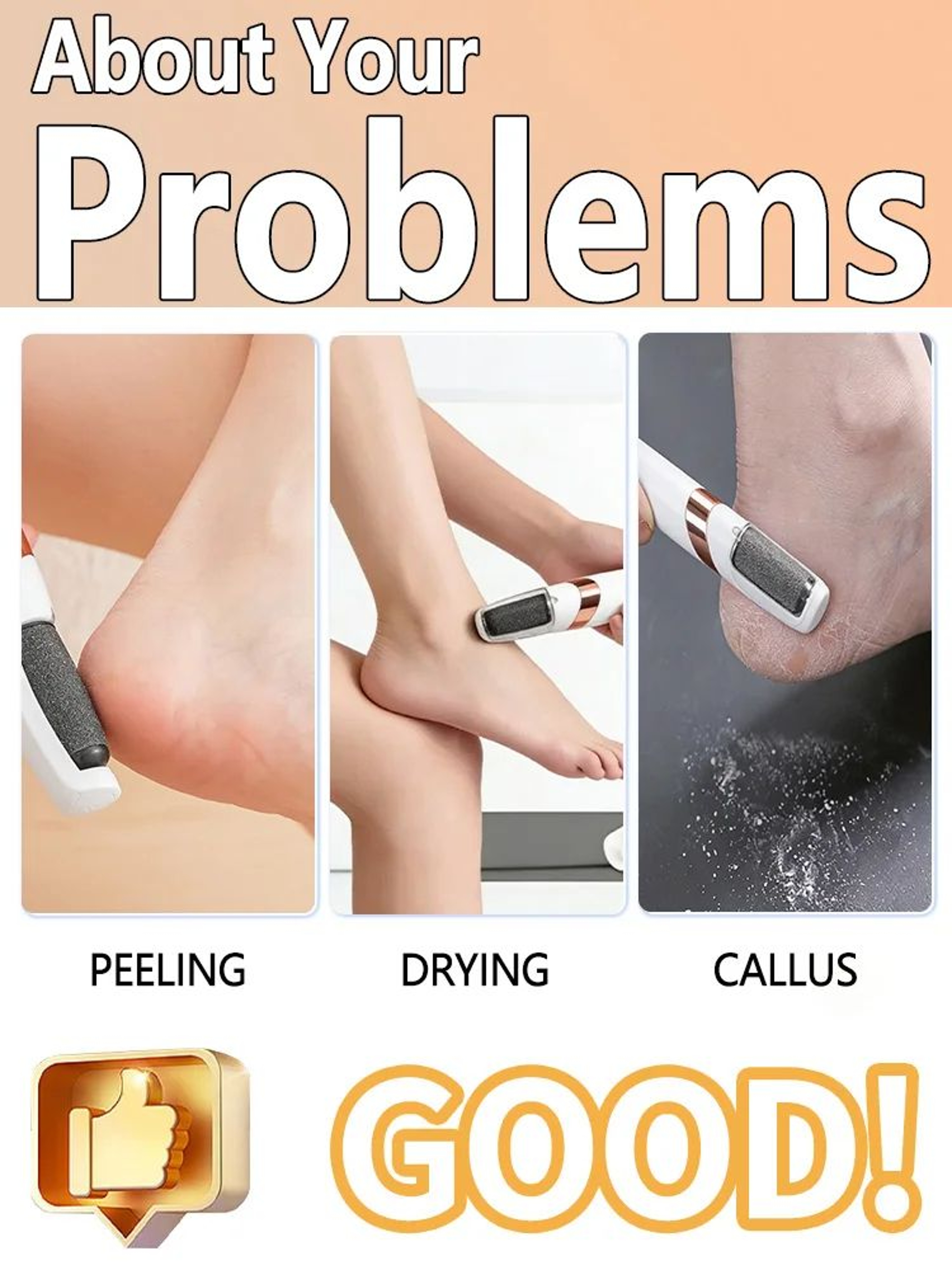 Automatic Electric Foot File Callus Remover For Smooth Heels And AtHome Pedicure 3