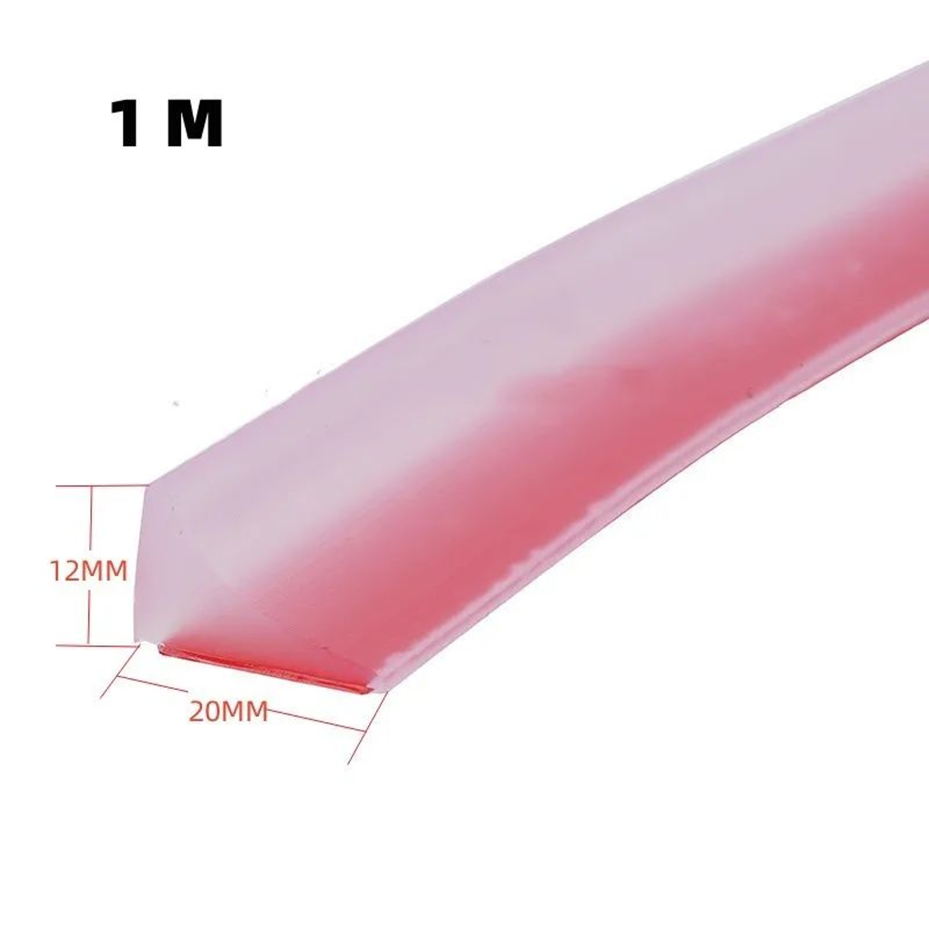 Silicone Shower Threshold Water Dam SelfAdhesive Water Stopper Strip 12