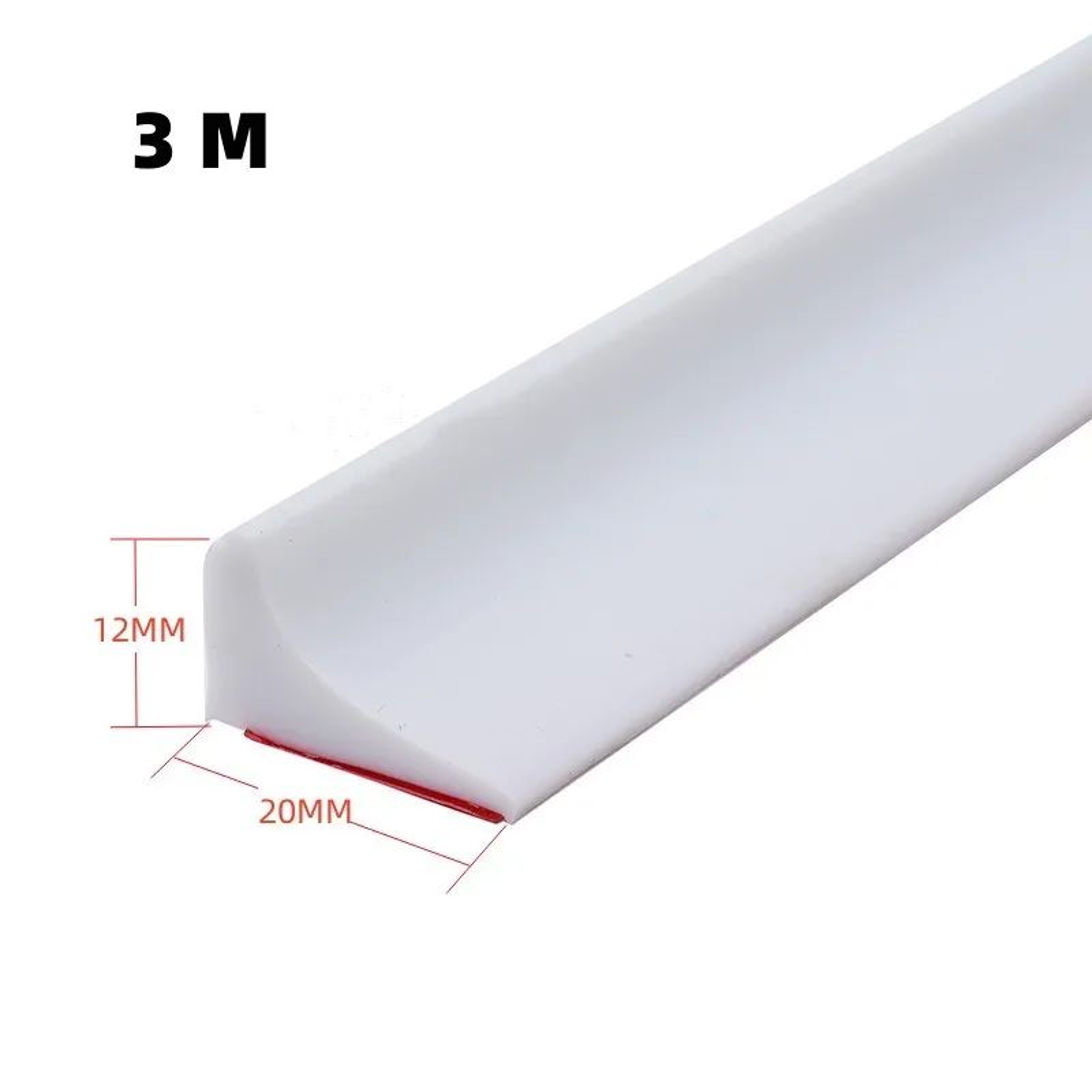 Silicone Shower Threshold Water Dam SelfAdhesive Water Stopper Strip 15
