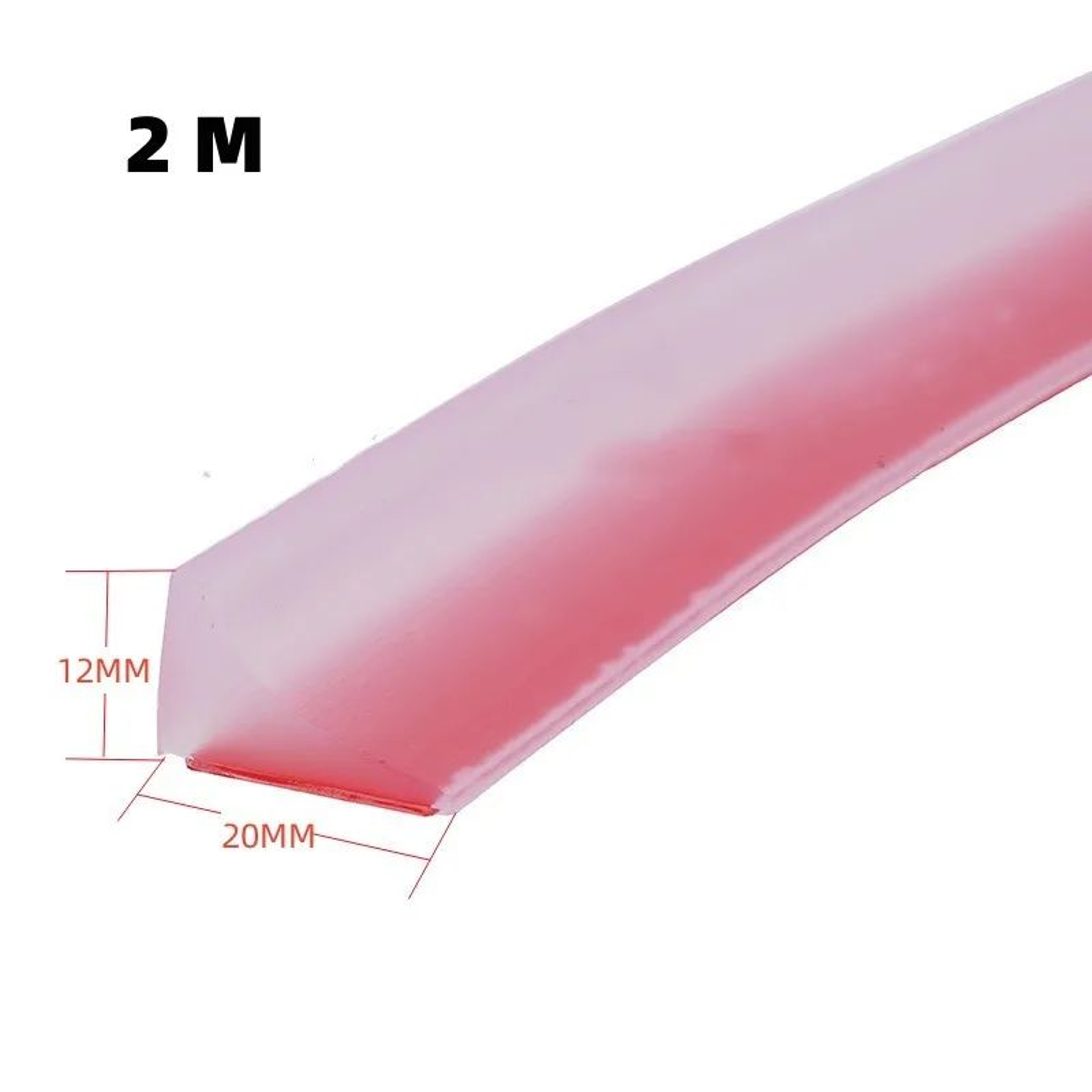 Silicone Shower Threshold Water Dam SelfAdhesive Water Stopper Strip 19