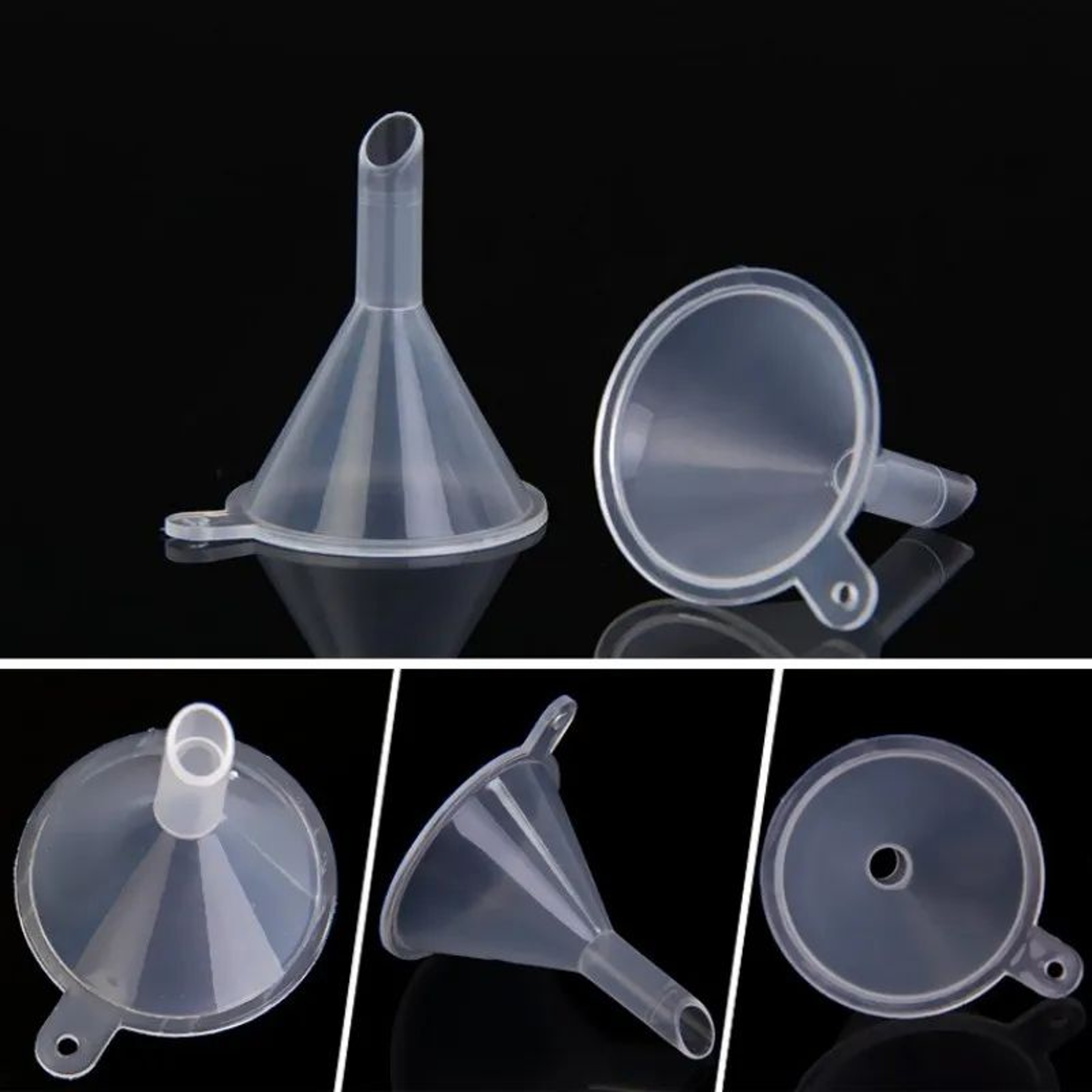 10PCS Mini Plastic Funnels For Perfume And Essential Oil Bottle Filling 4