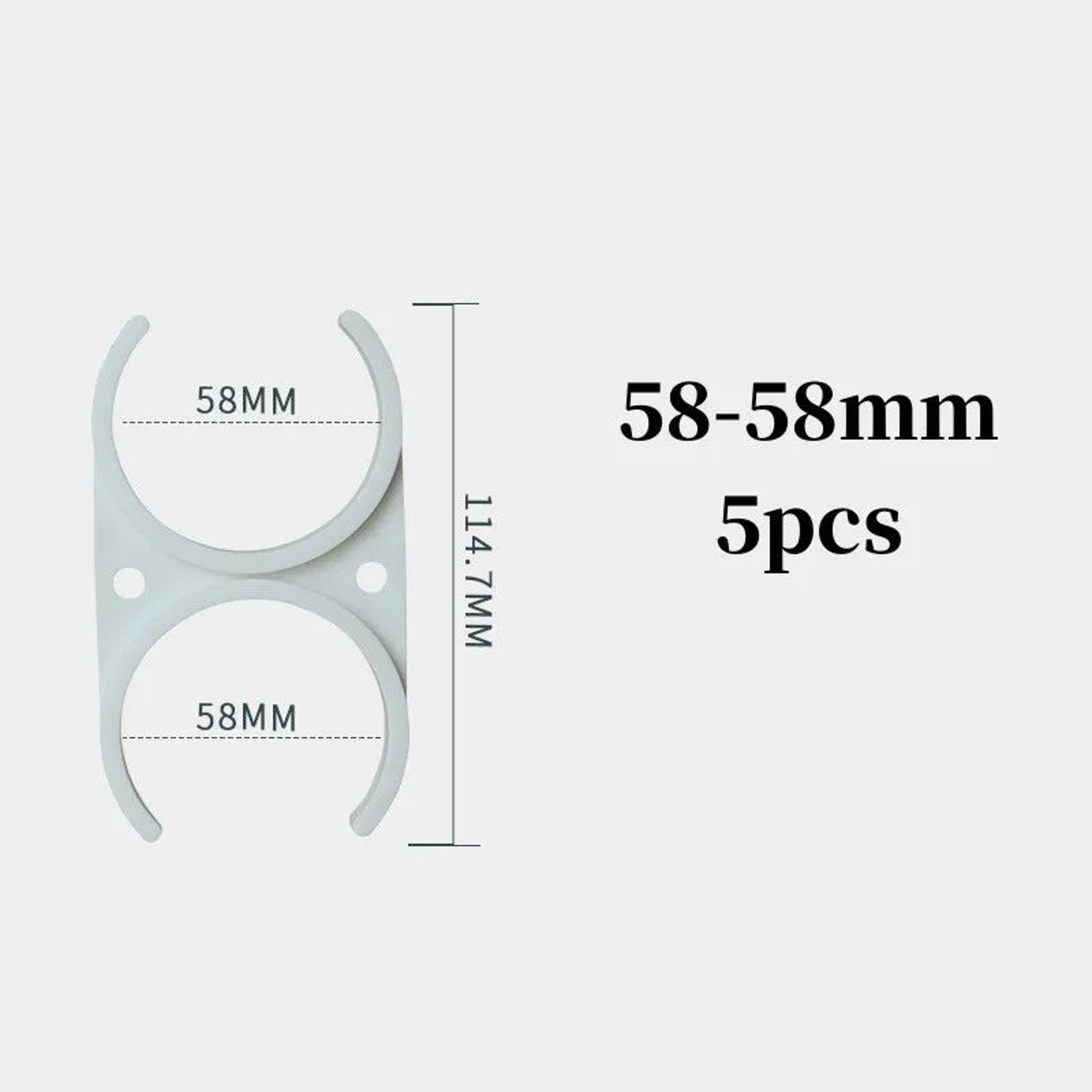 5PCS RO Water Filter Mounting Clips  Plastic Filter Brackets For Reverse Osmosis Systems 8