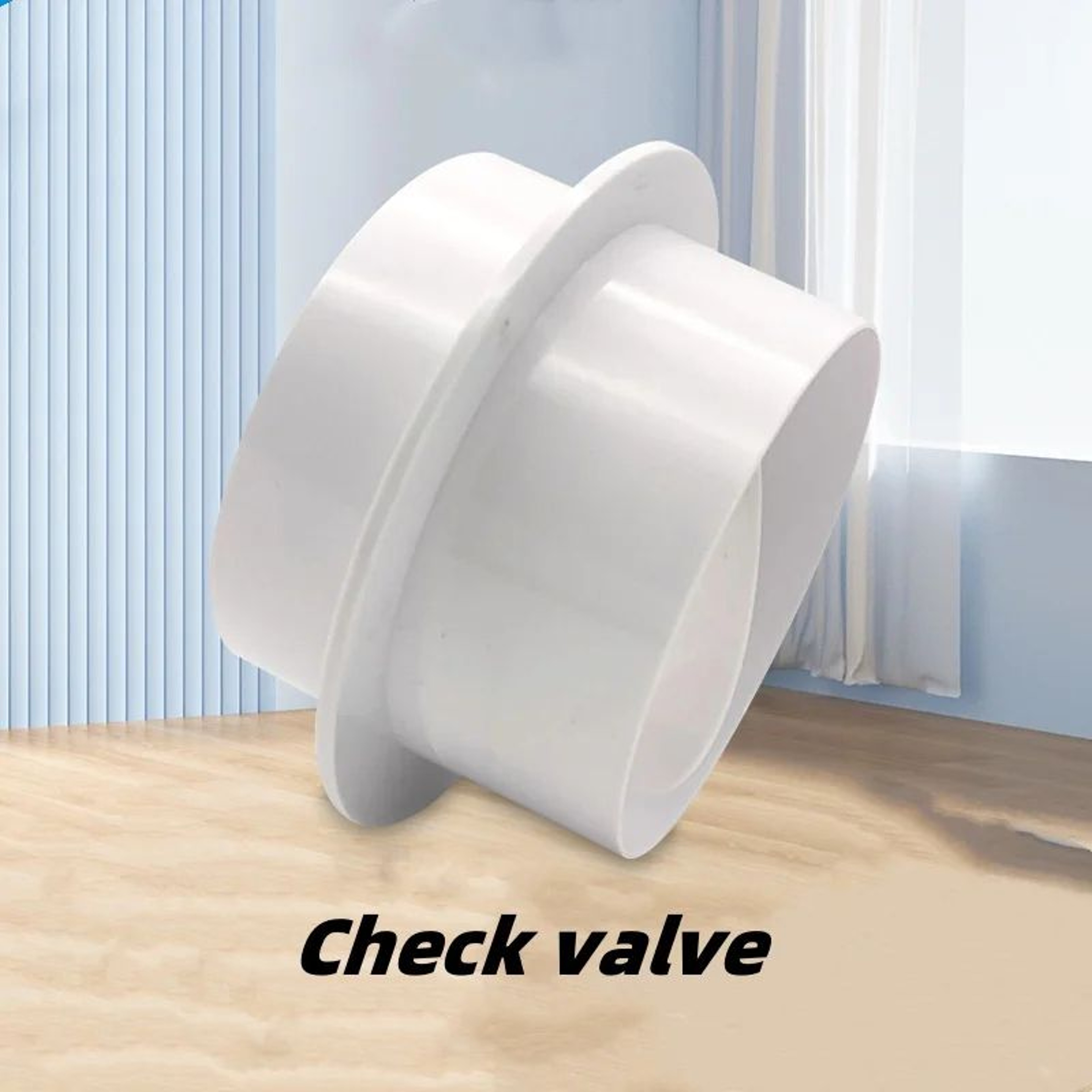 Round Air Duct Backdraft Damper Check Valve For Exhaust Fans 0
