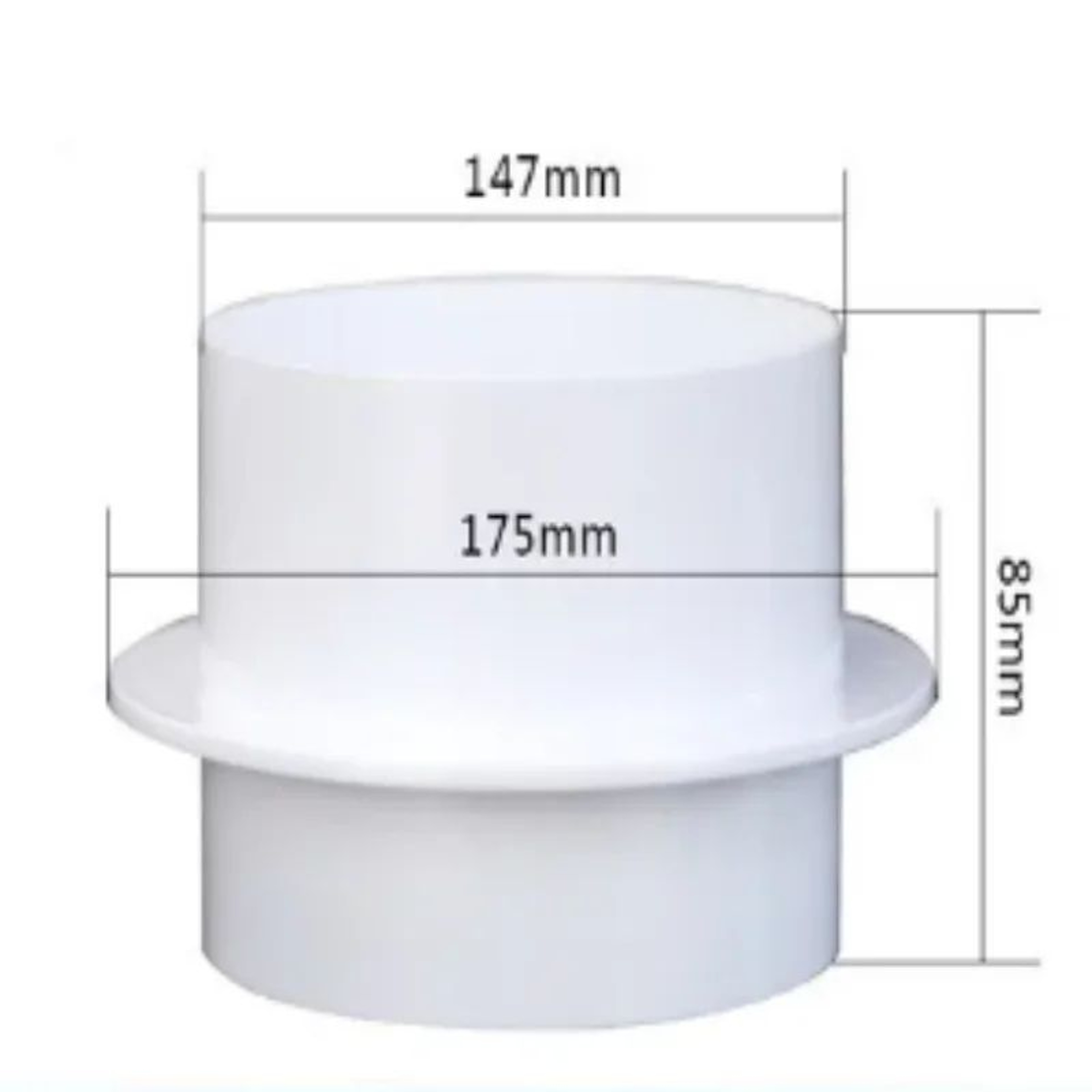Round Air Duct Backdraft Damper Check Valve For Exhaust Fans 8