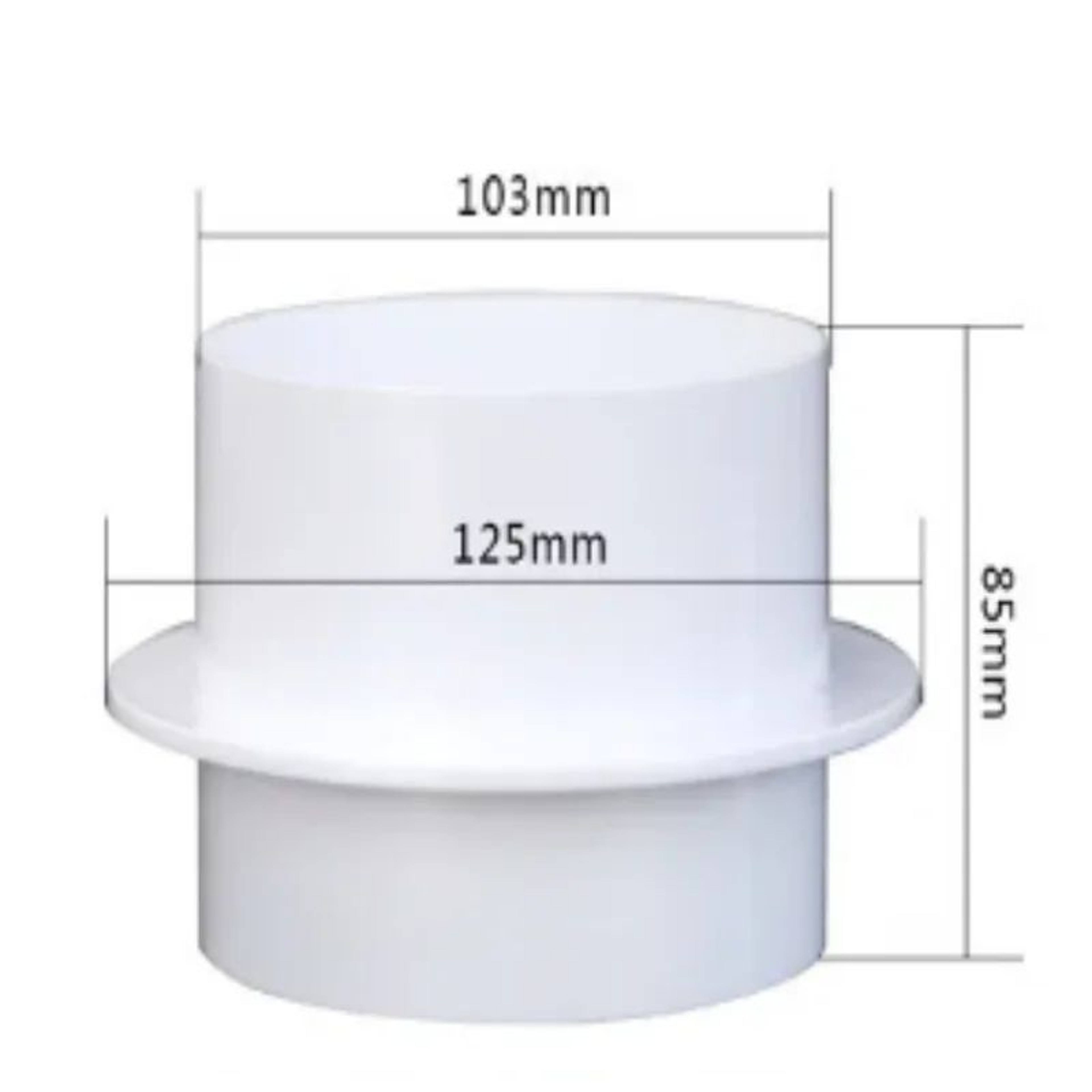 Round Air Duct Backdraft Damper Check Valve For Exhaust Fans 6