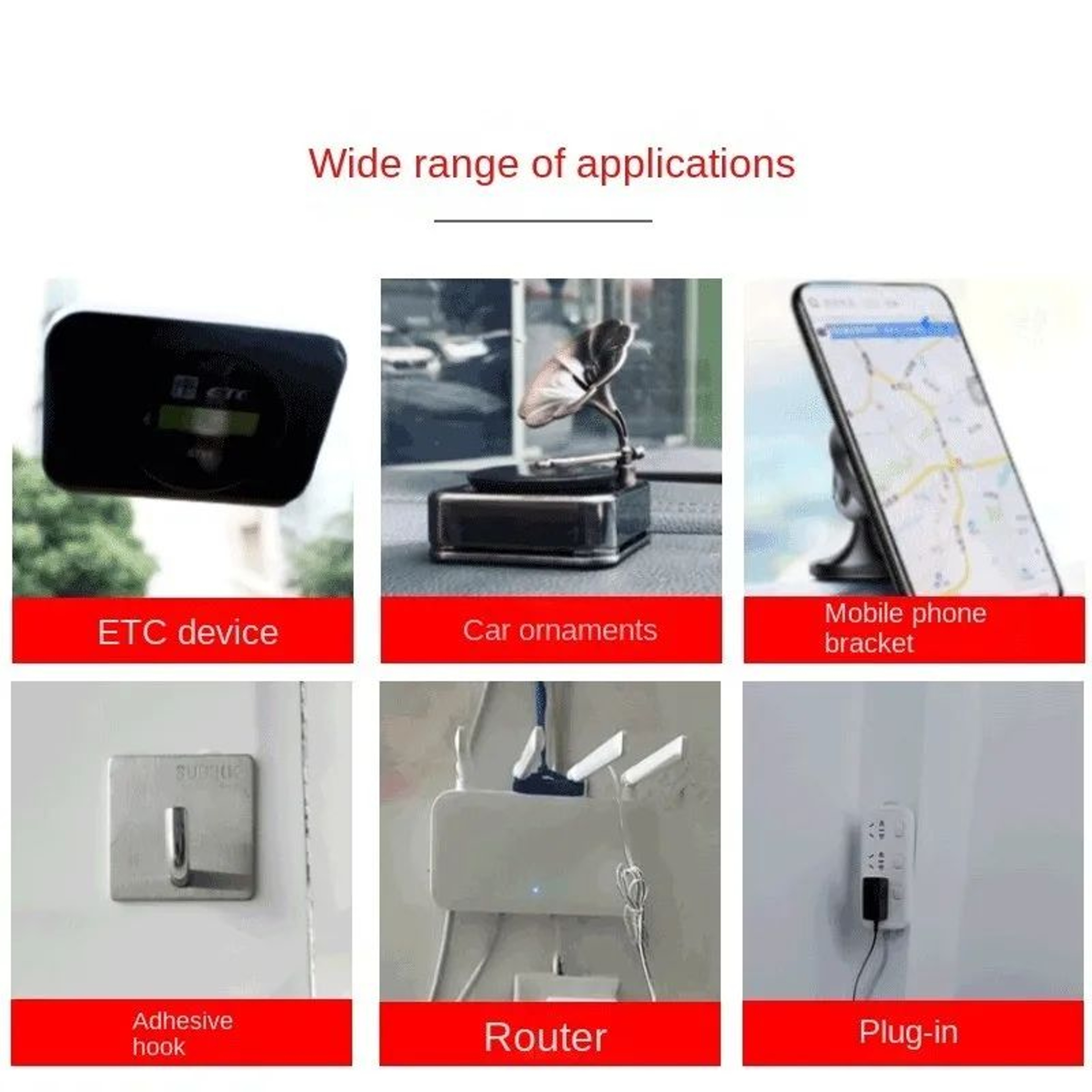 Strong Double Sided Adhesive Foam Mounting Pads For Home And Car 4