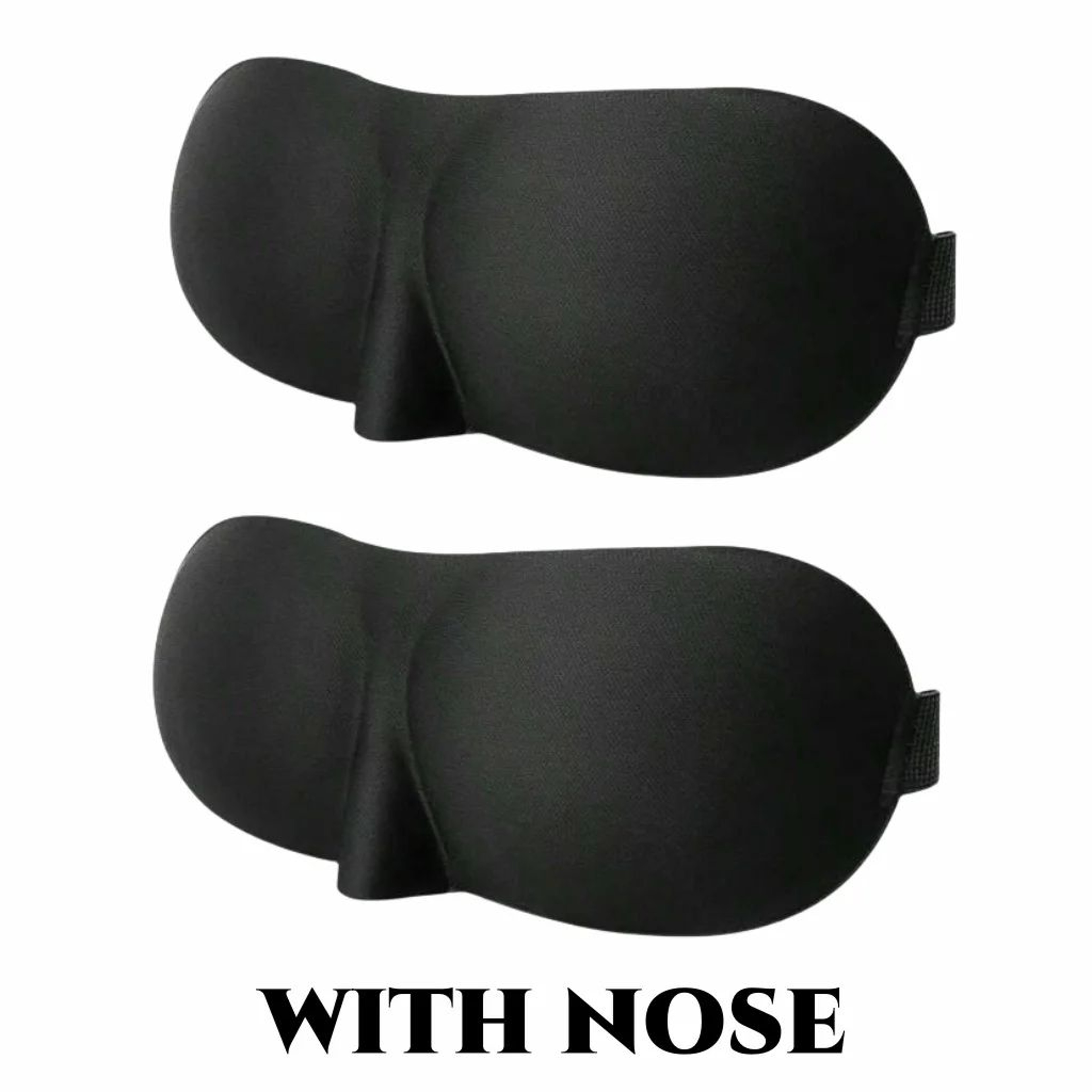 3D Contoured Blackout Sleep Mask  Light Blocking Breathable Eye Mask For Travel And Rest 12