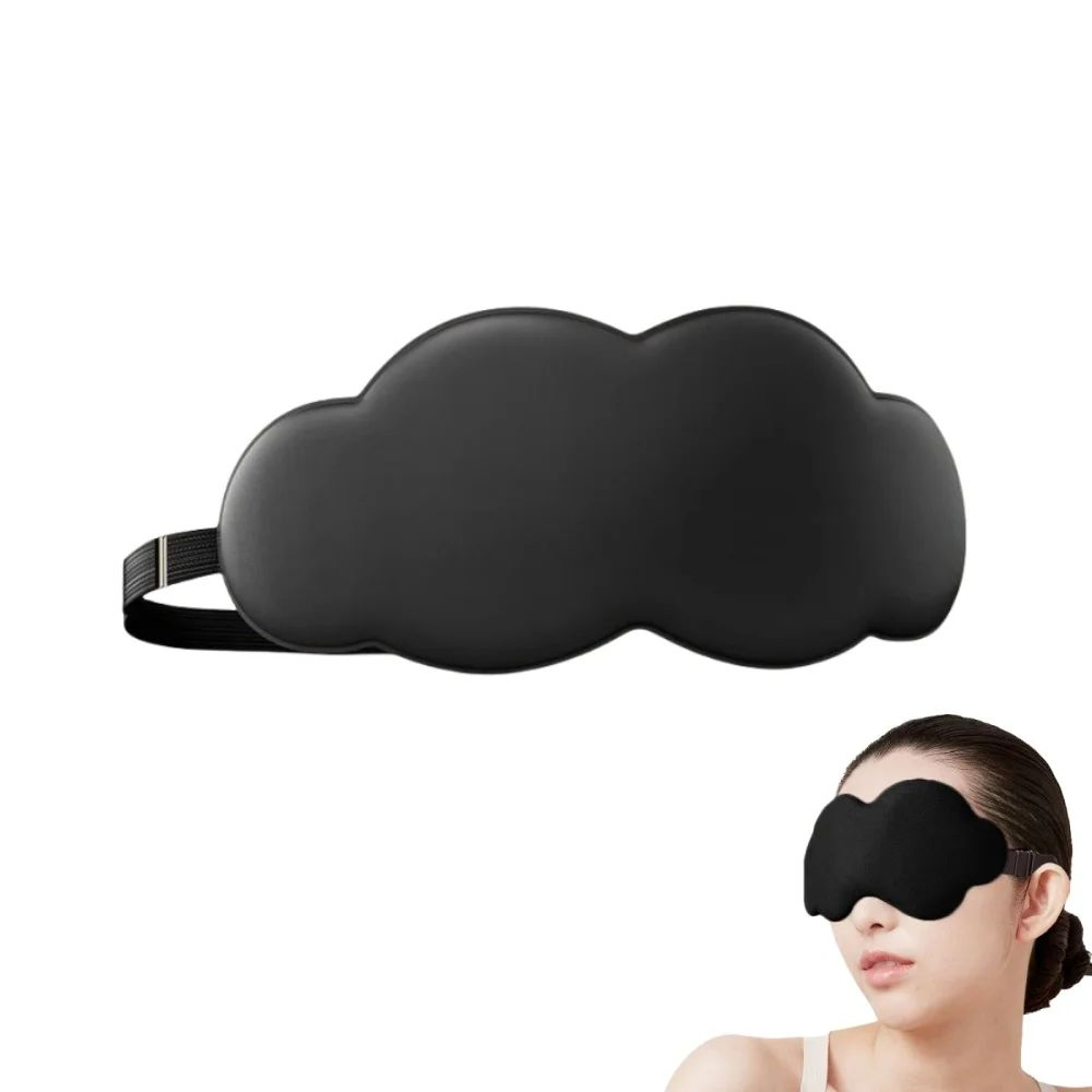 3D Contoured Blackout Sleep Mask  Light Blocking Breathable Eye Mask For Travel And Rest 7