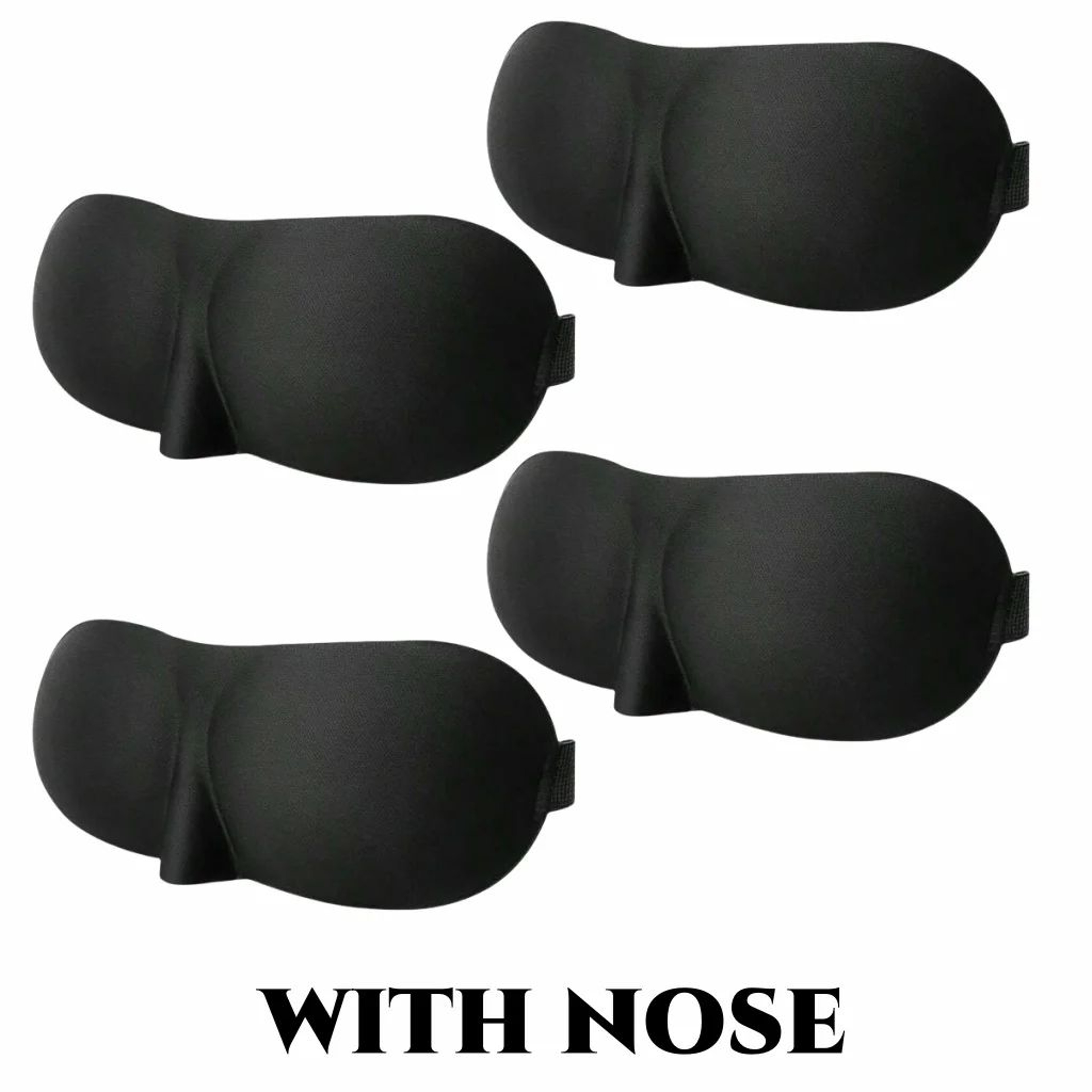 3D Contoured Blackout Sleep Mask  Light Blocking Breathable Eye Mask For Travel And Rest 13