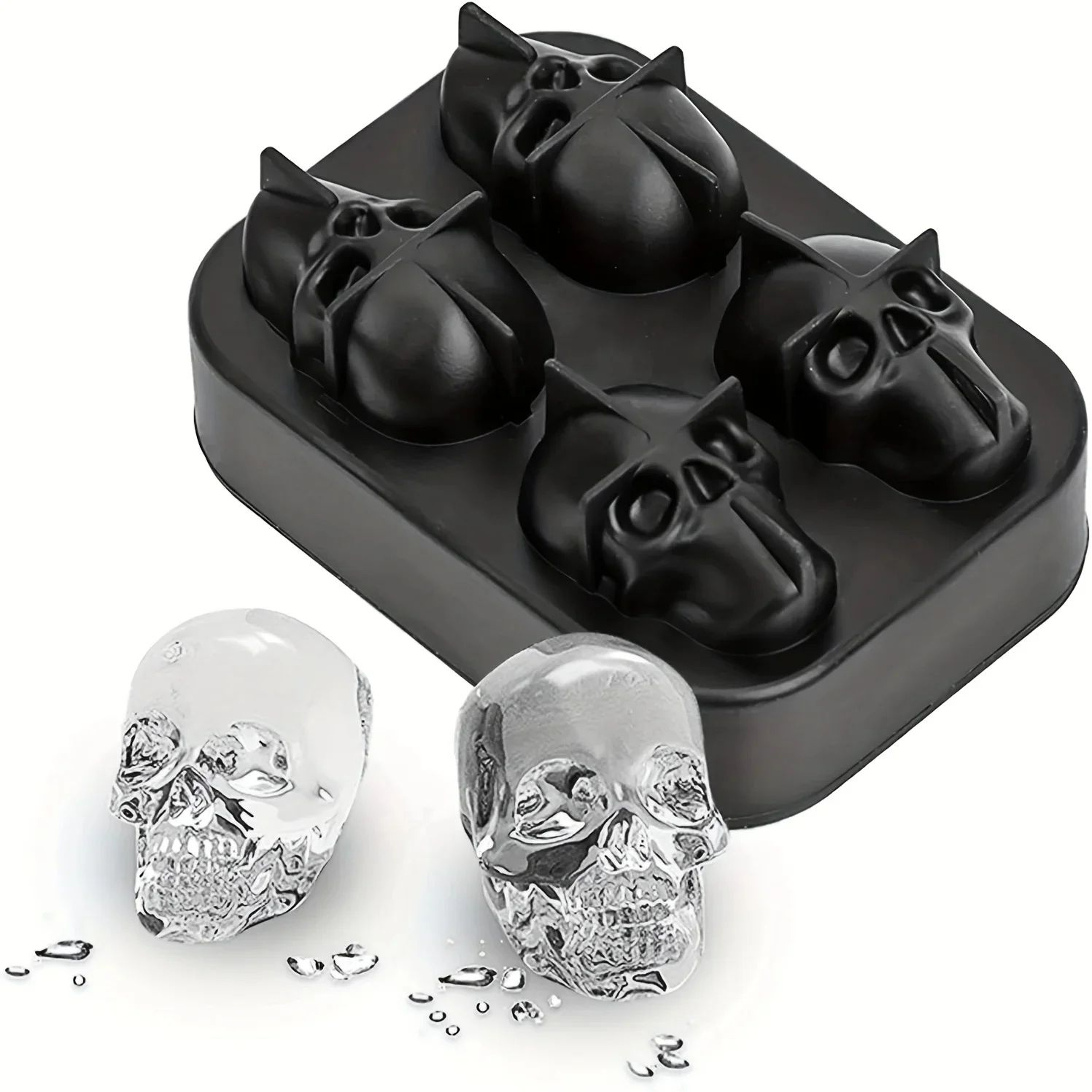 Unique Shape Silicone Ice Cube Mold For Cocktails Whiskey And Party Drinks 9