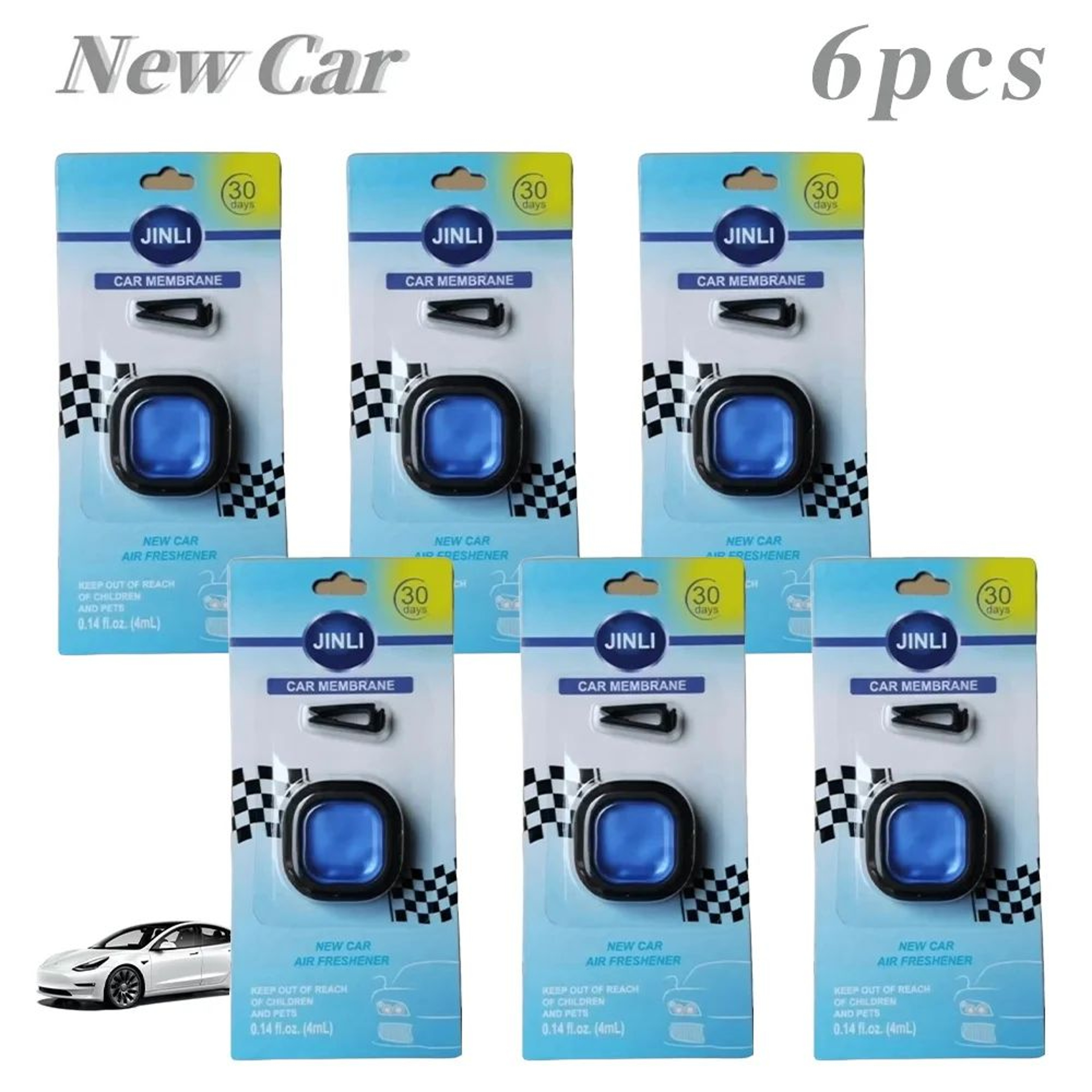 LongLasting Car Air Freshener Vent Clip With Essential Oil Fragrance 014 Oz 18
