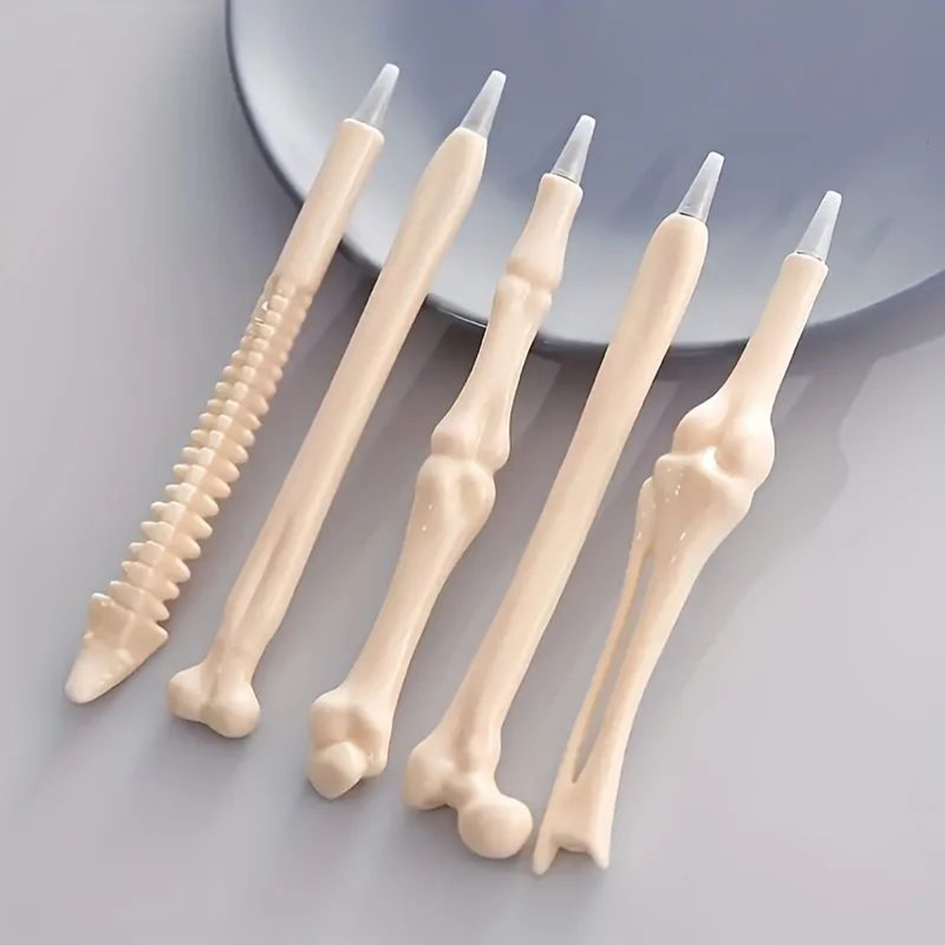5PCS Bone Shaped Ballpoint Pens  Novelty Medical Pens For Nurses And Doctors 1