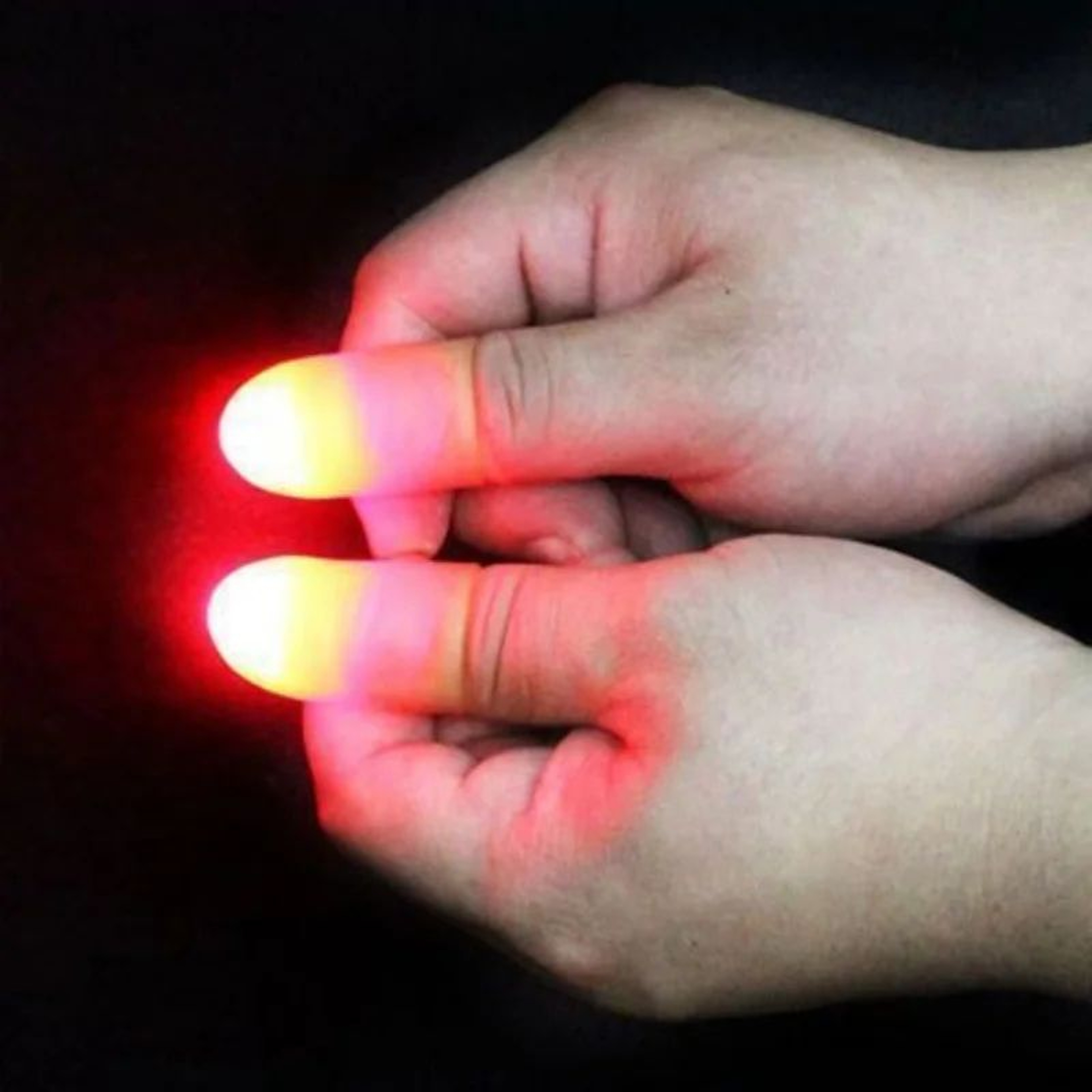 LED Light Up Thumb Tip Magic Trick CloseUp Finger Illusion Prank Prop 5