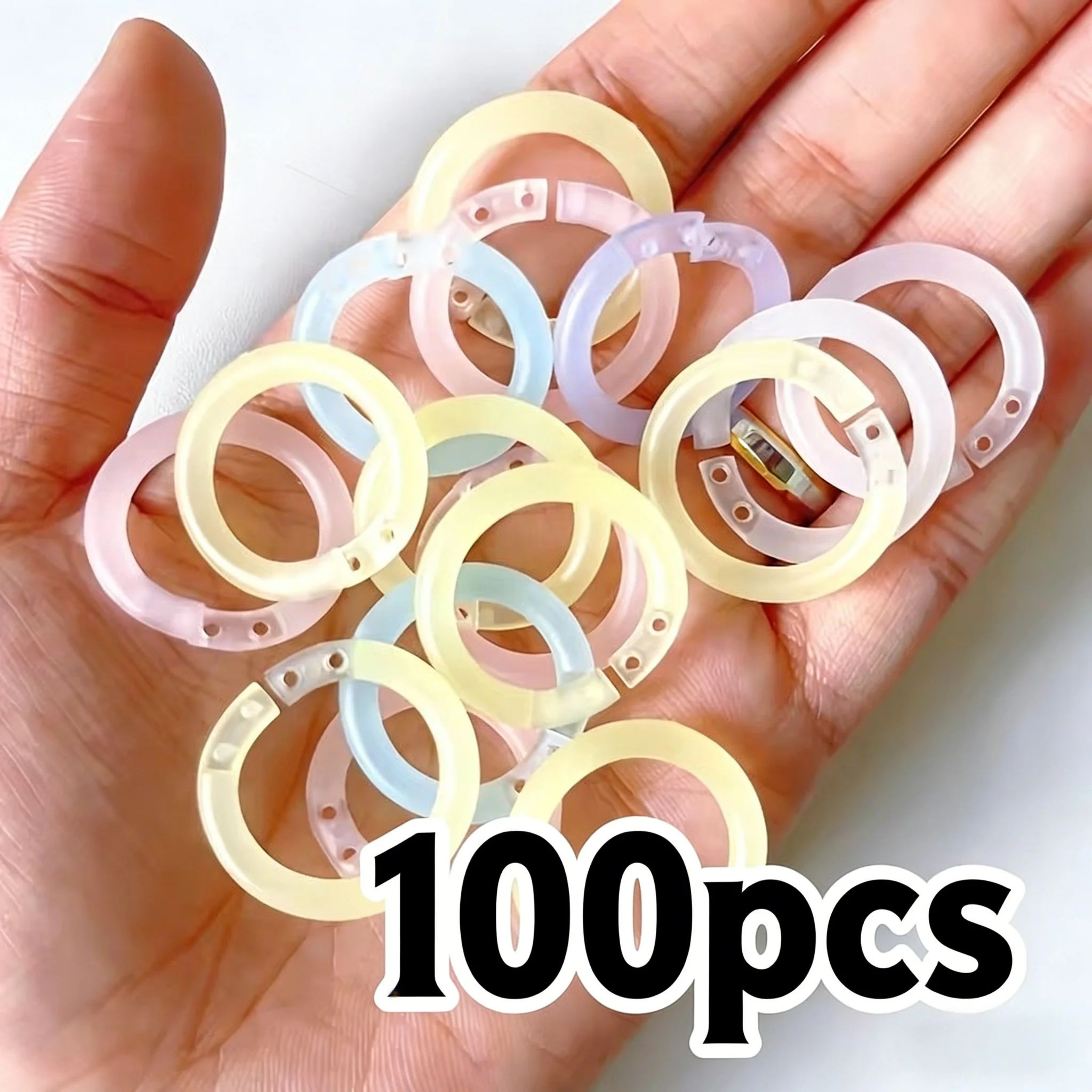 Colorful Detachable Loose Leaf Binder Rings For Notebook And File Organization 6