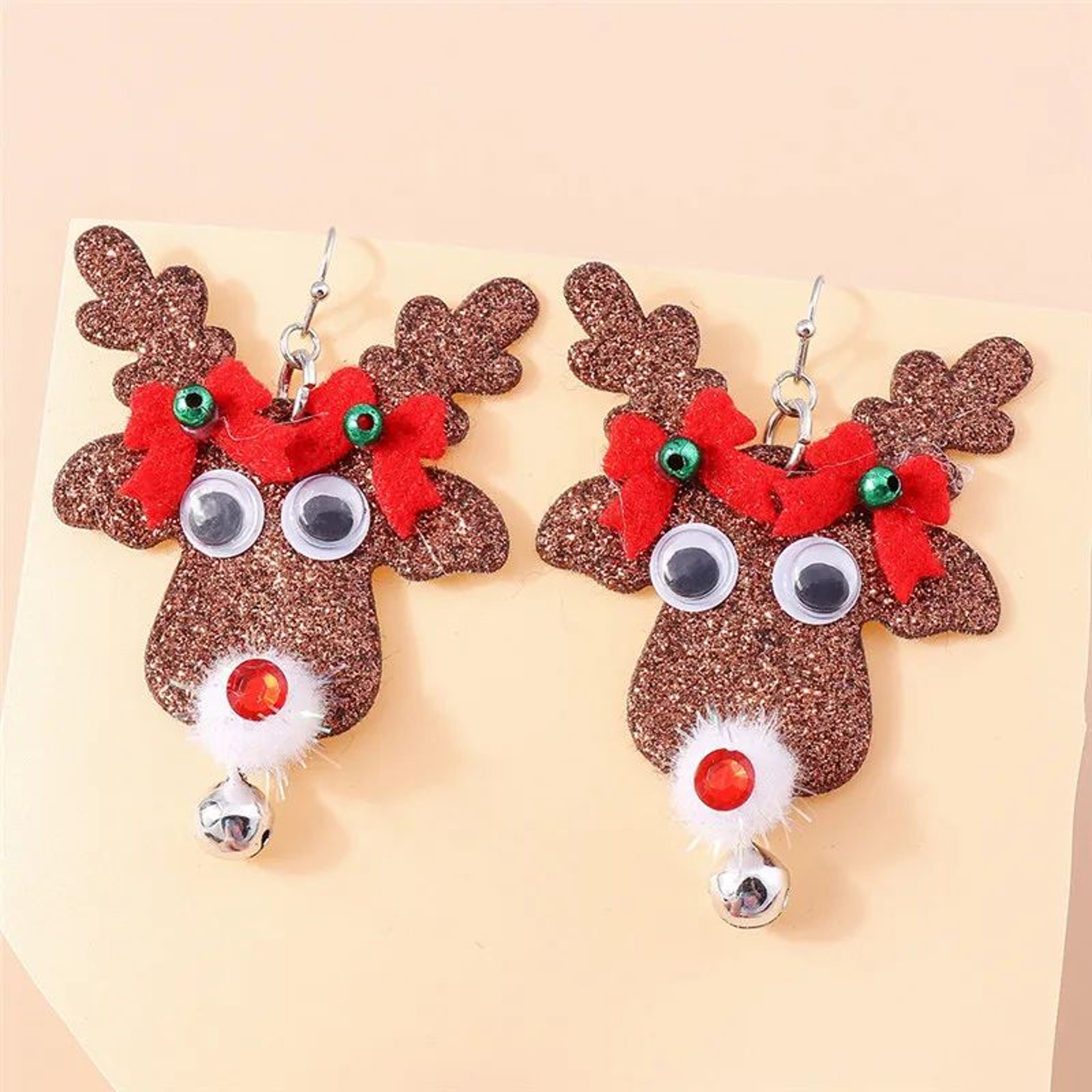 Lucky Star Christmas Tree Dangle Earrings For Women 11